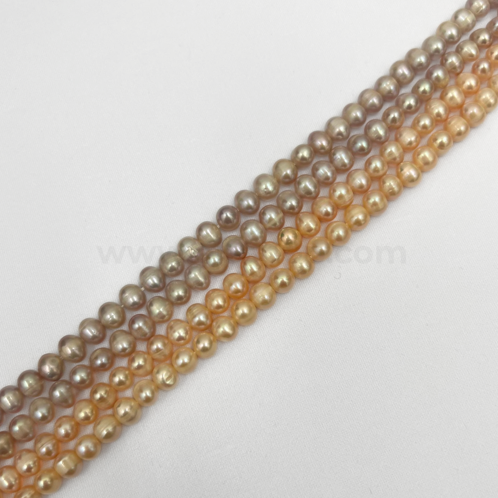 Pastel Round 7mm - 8mm Single Colour Grade AA