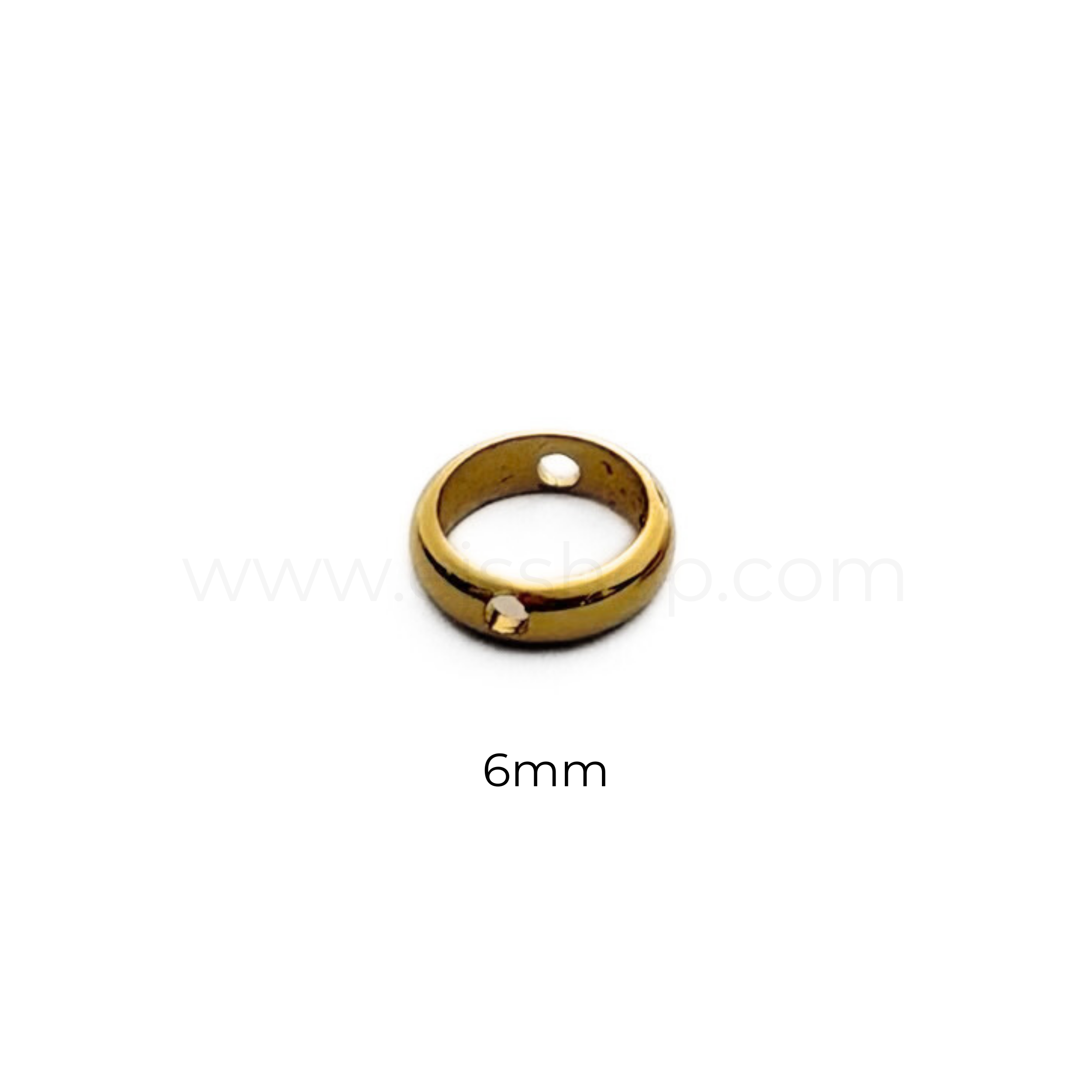Round Ring Spacers for Beads 6mm 8mm 10mm
