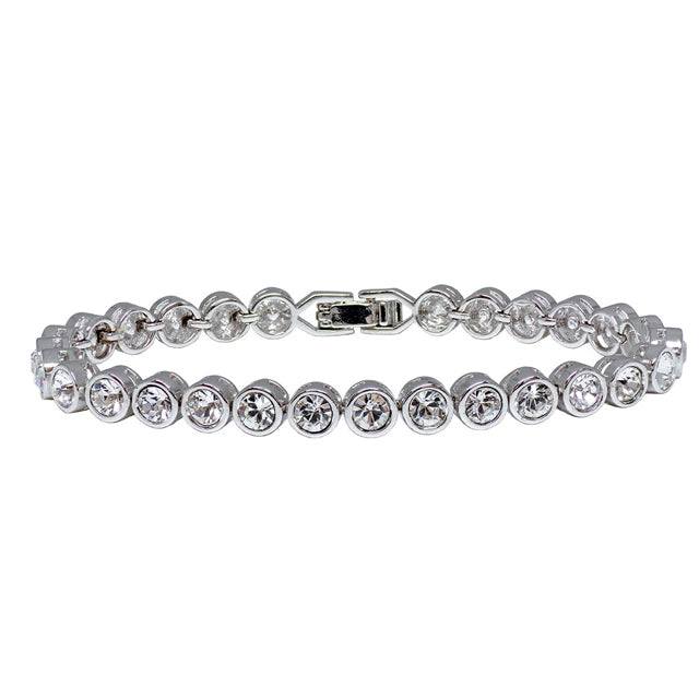 Glam Round Tennis Bracelet