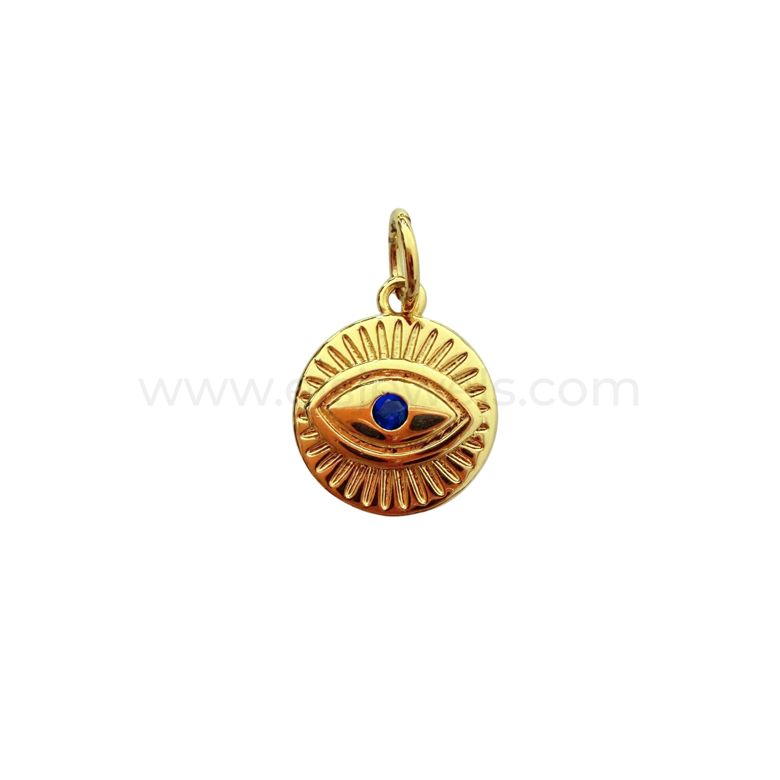 Round Evil Eye Charm