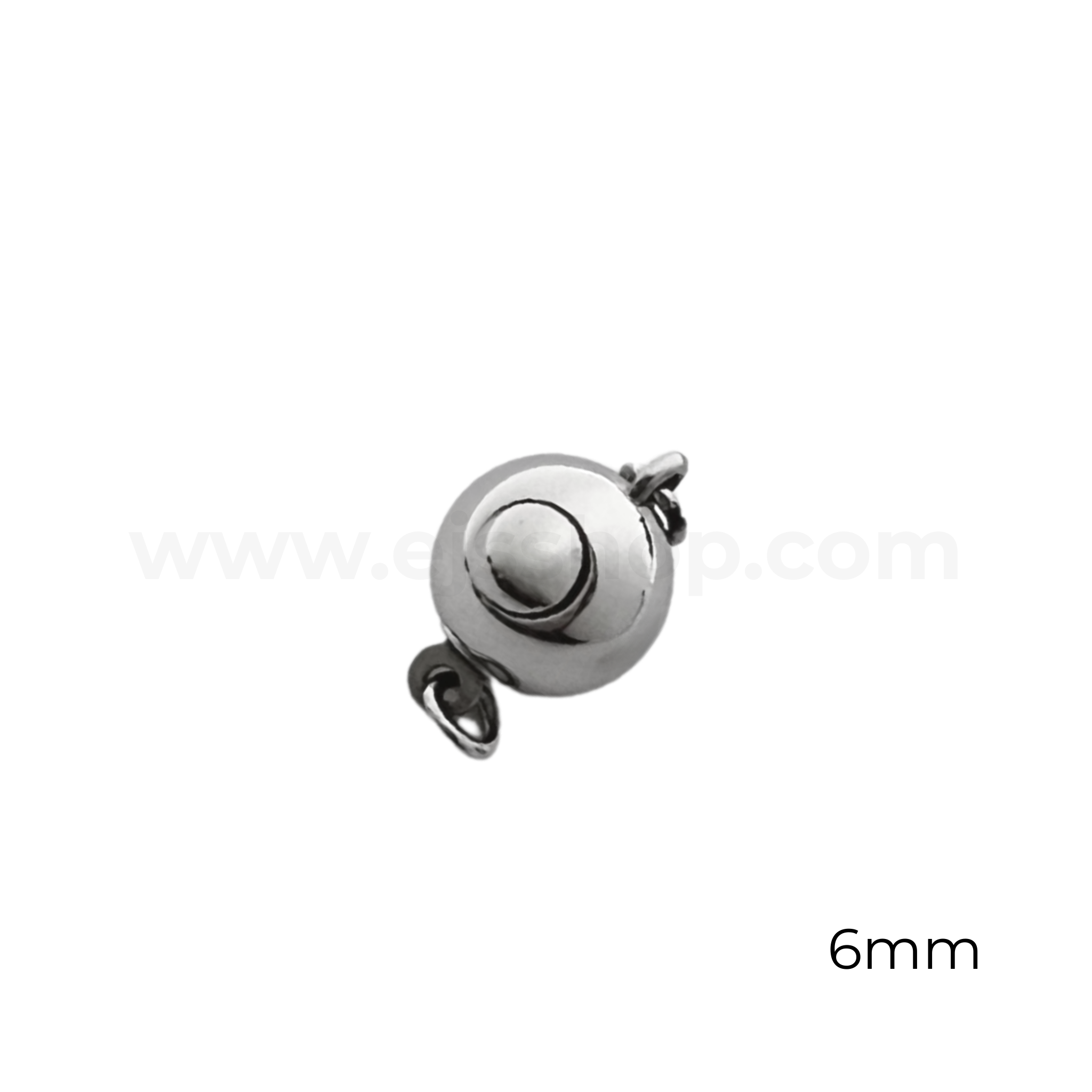 Round Push In Clasp (Stainless Steel)