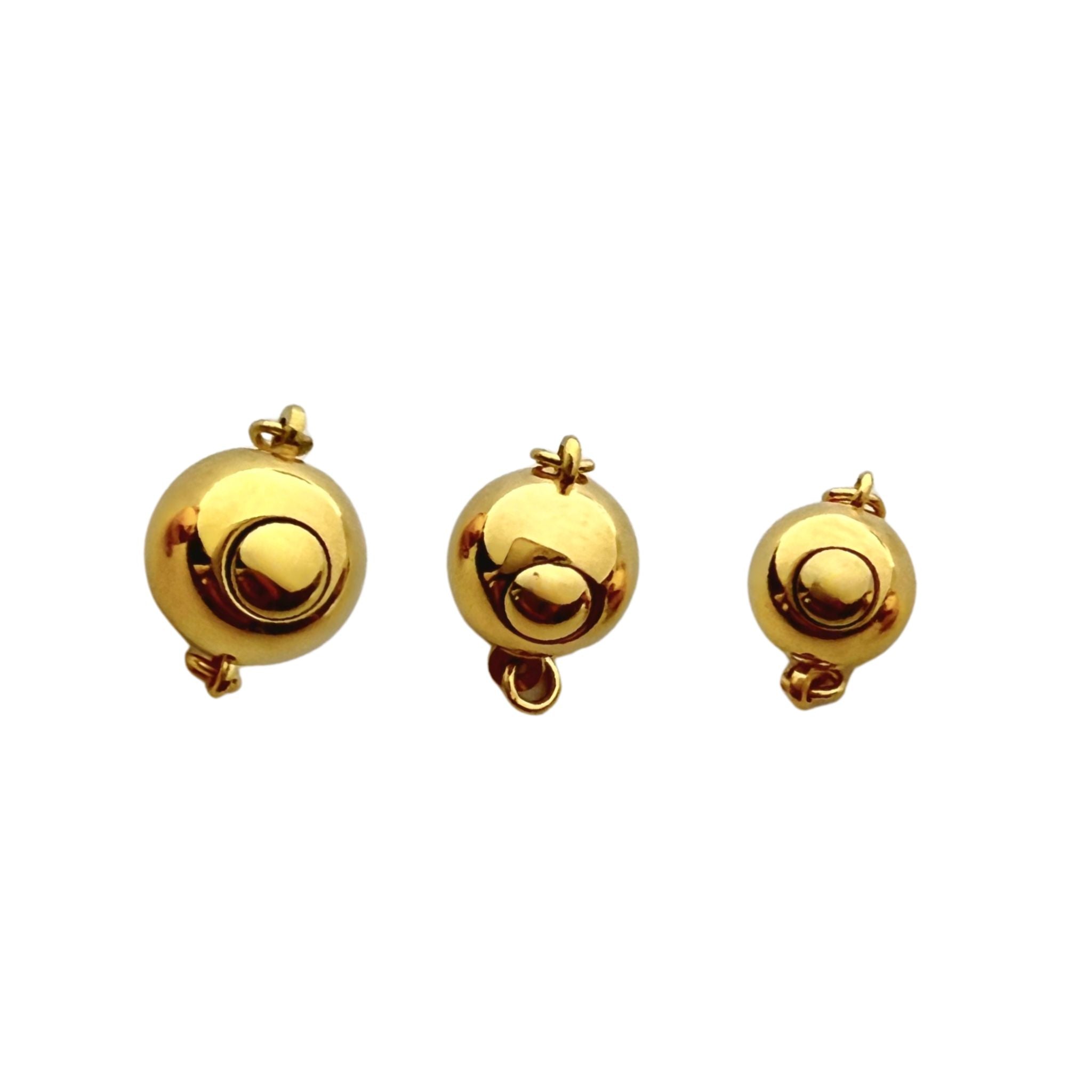Round Push In Clasp (Stainless Steel)