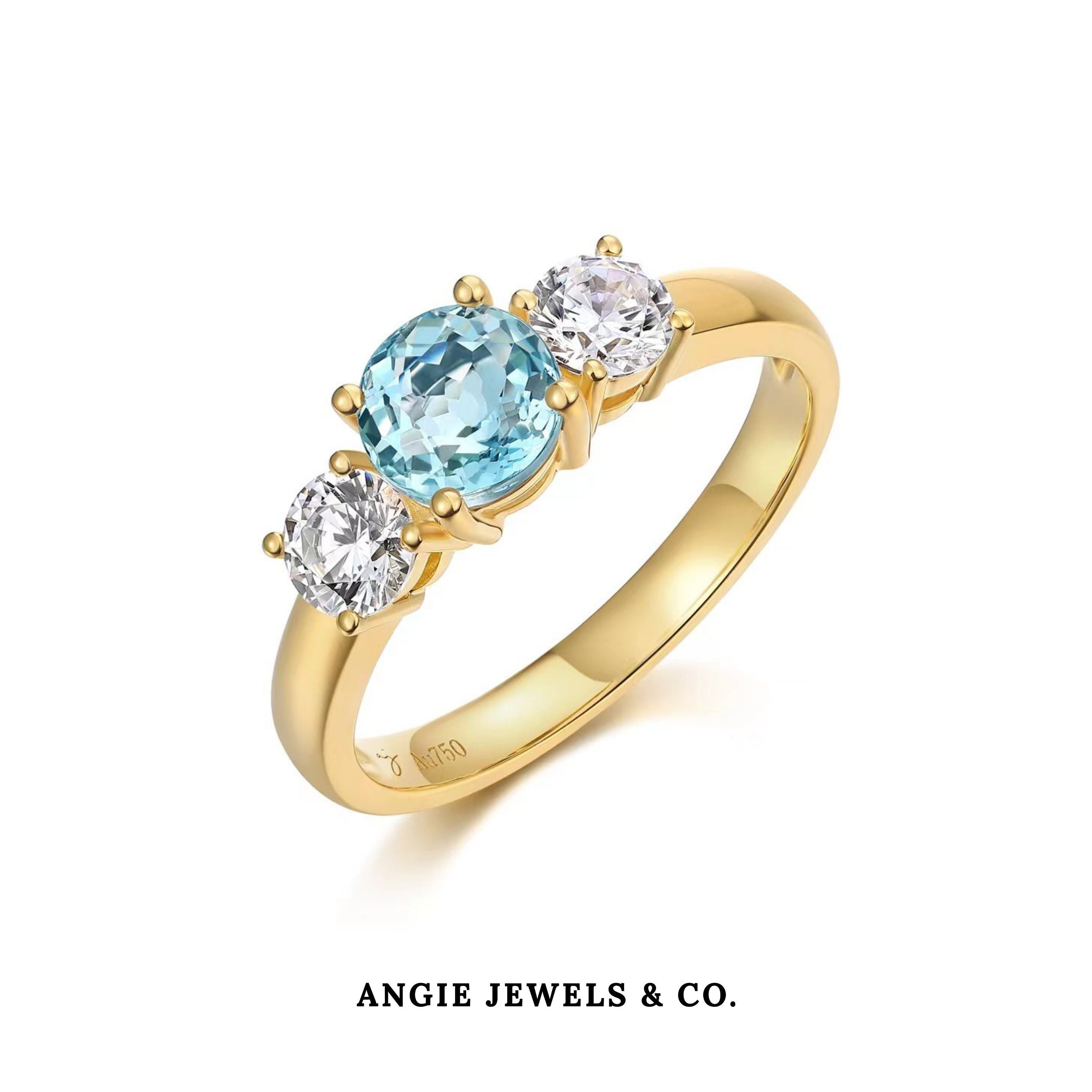The Riviera Aquamarine Ring