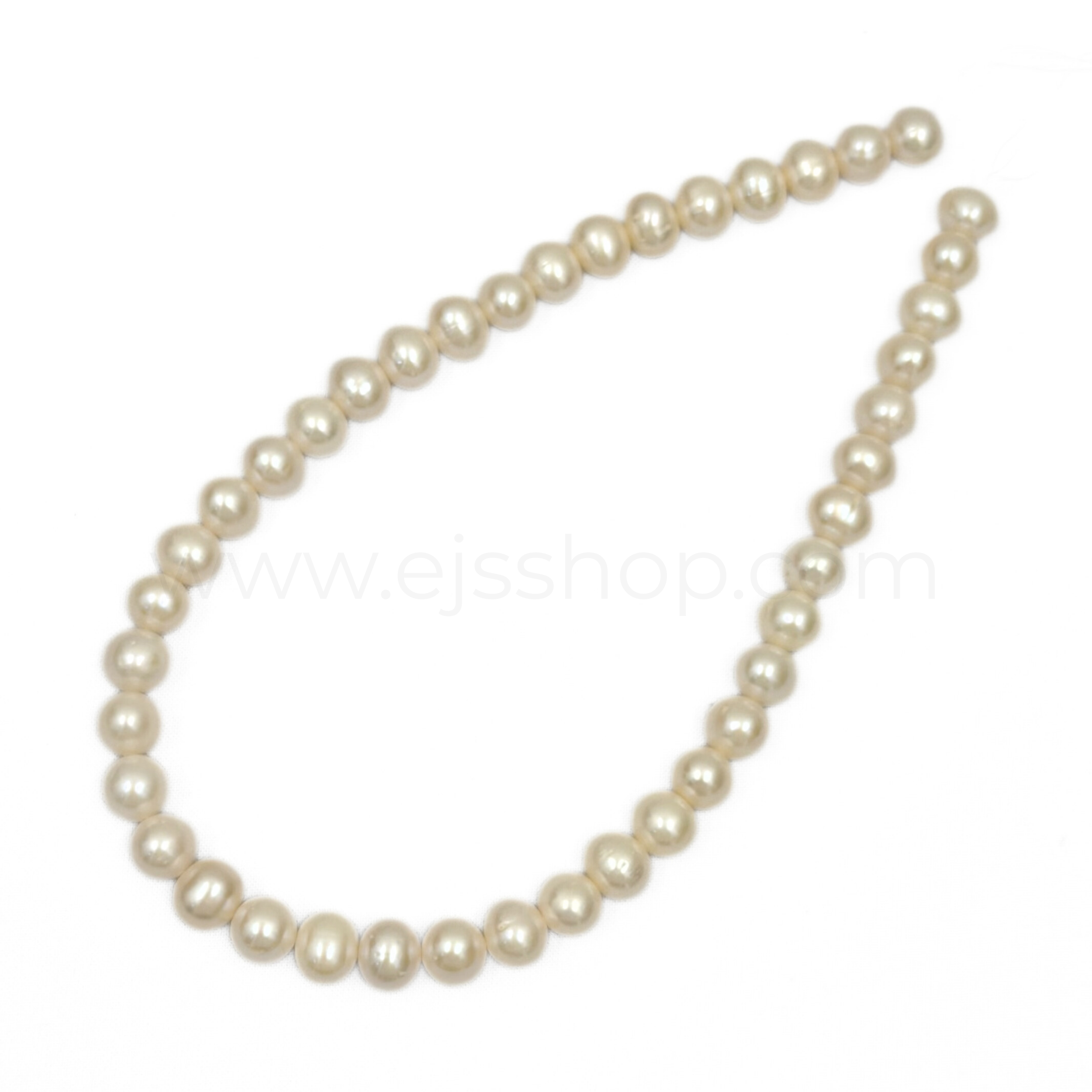 Round White 10mm - 11mm Grade A Freshwater Pearl