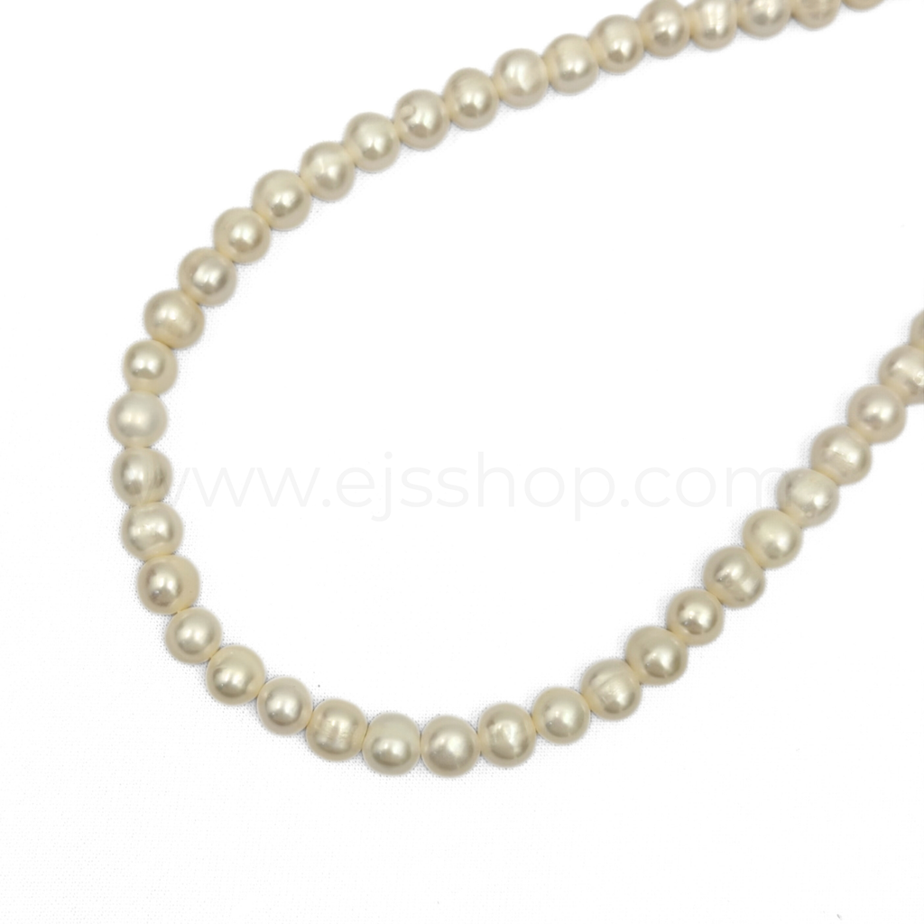 Round White 7mm-8mm Grade A Freshwater Pearl