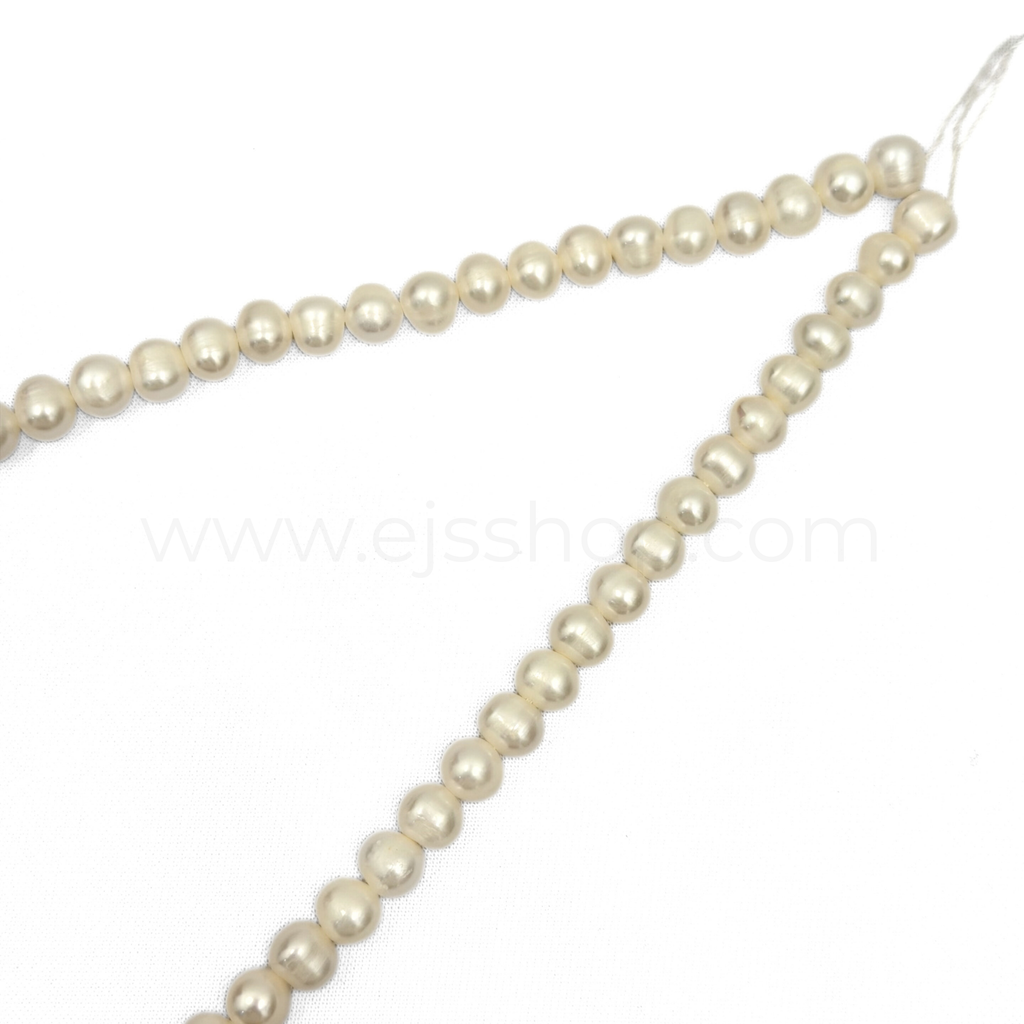 Round White 7mm-8mm Grade A Freshwater Pearl
