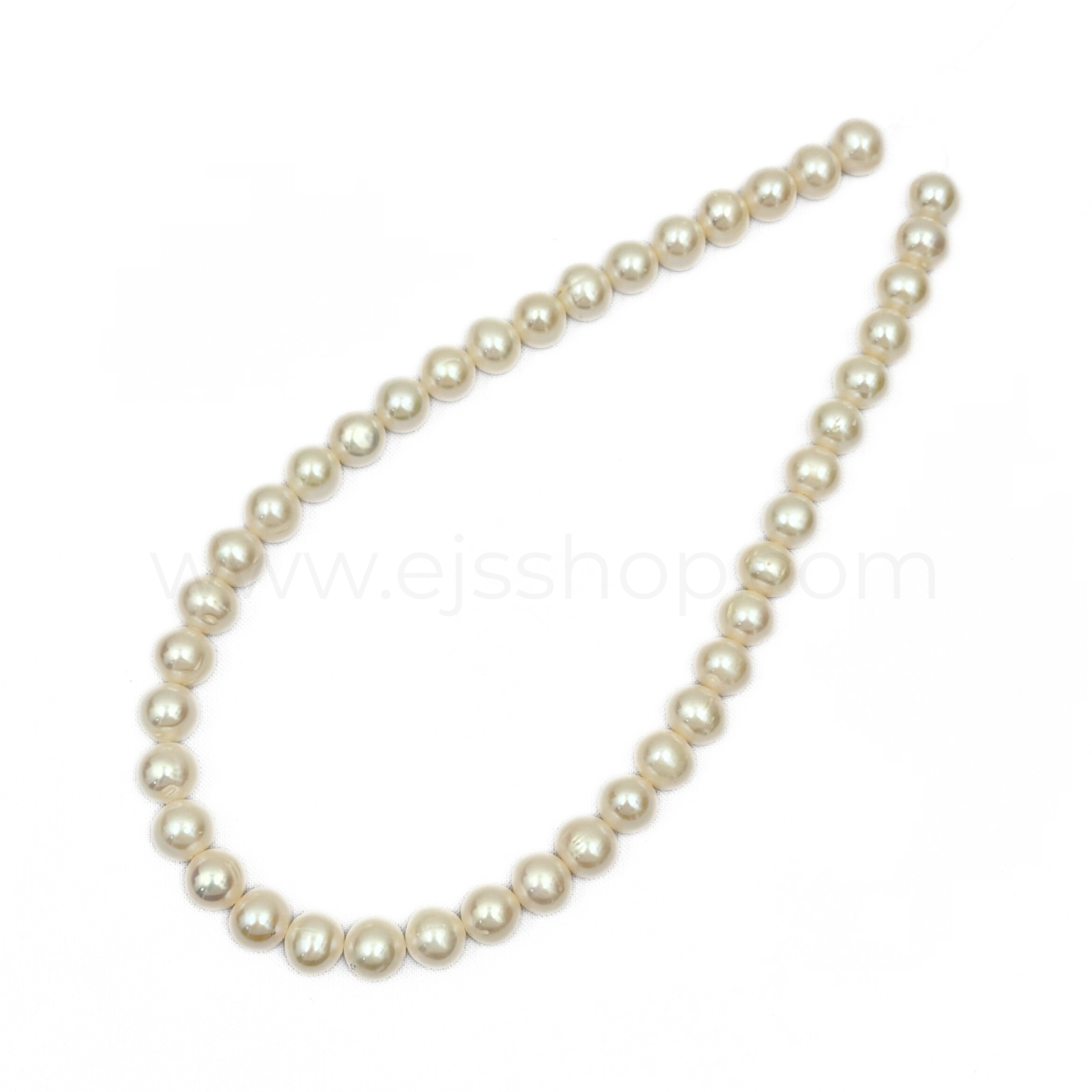 Round White 9.5mm - 11mm Grade A Freshwater Pearl