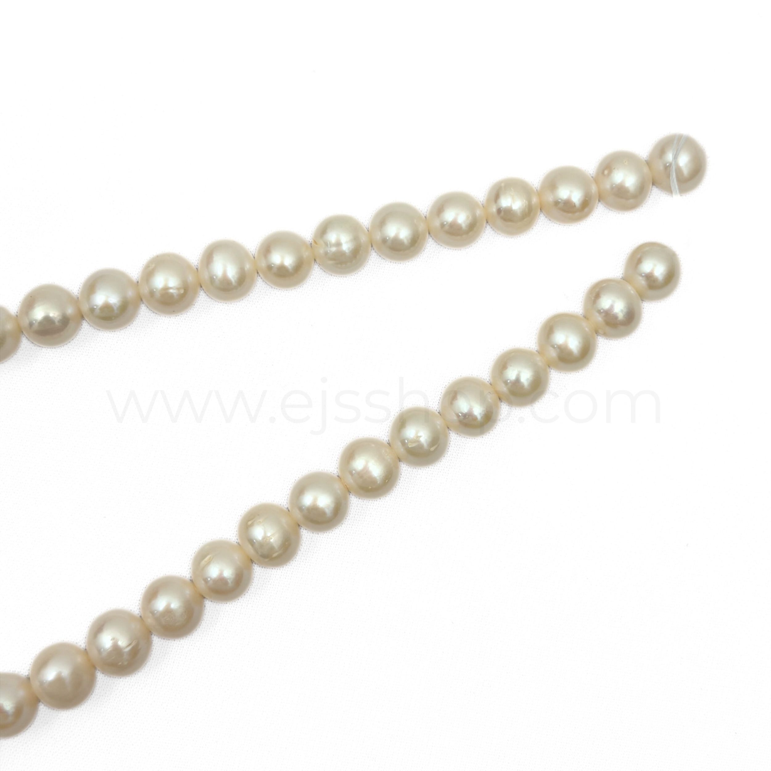 Round White 9.5mm - 11mm Grade A Freshwater Pearl