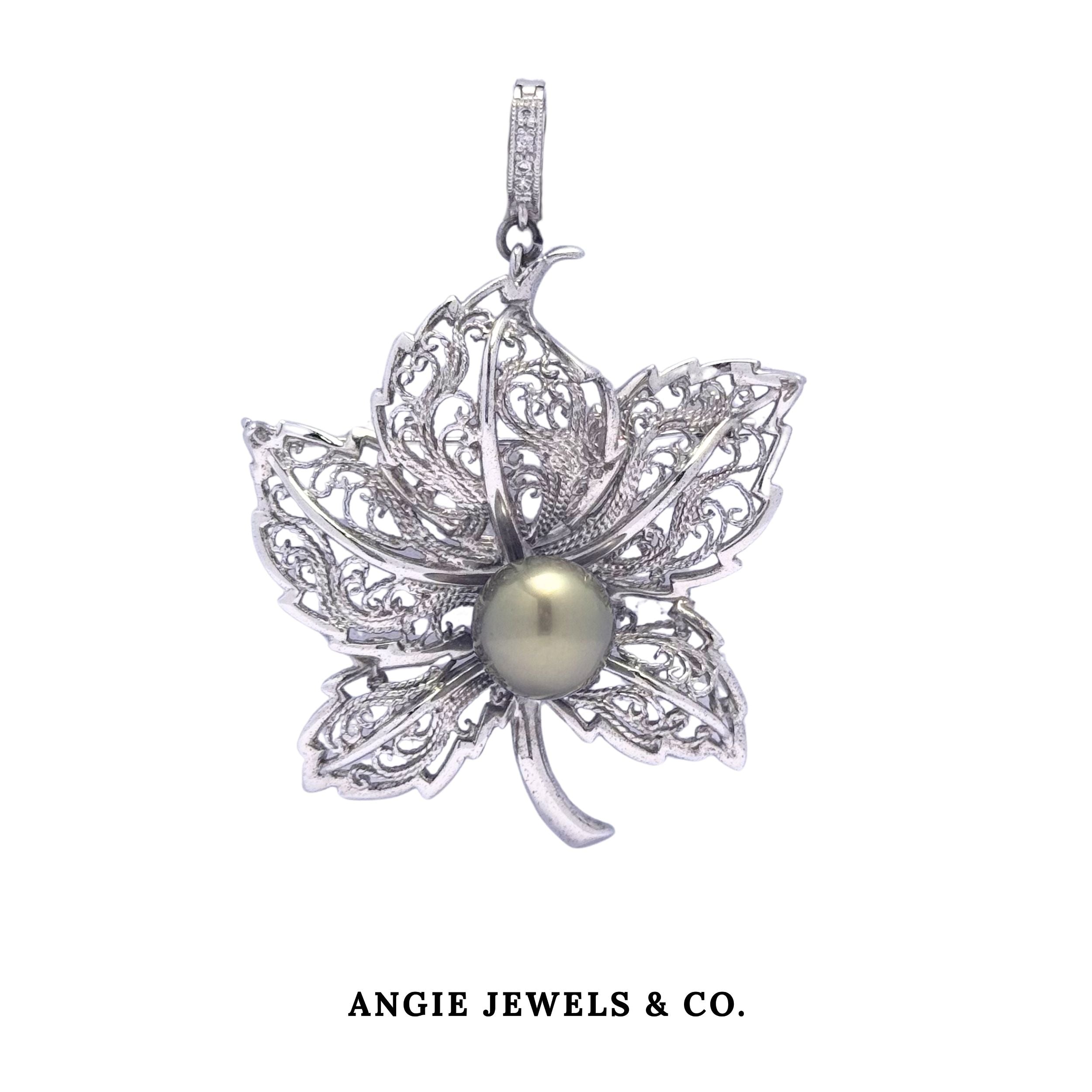 Royal Tahitian Pearl Brooch