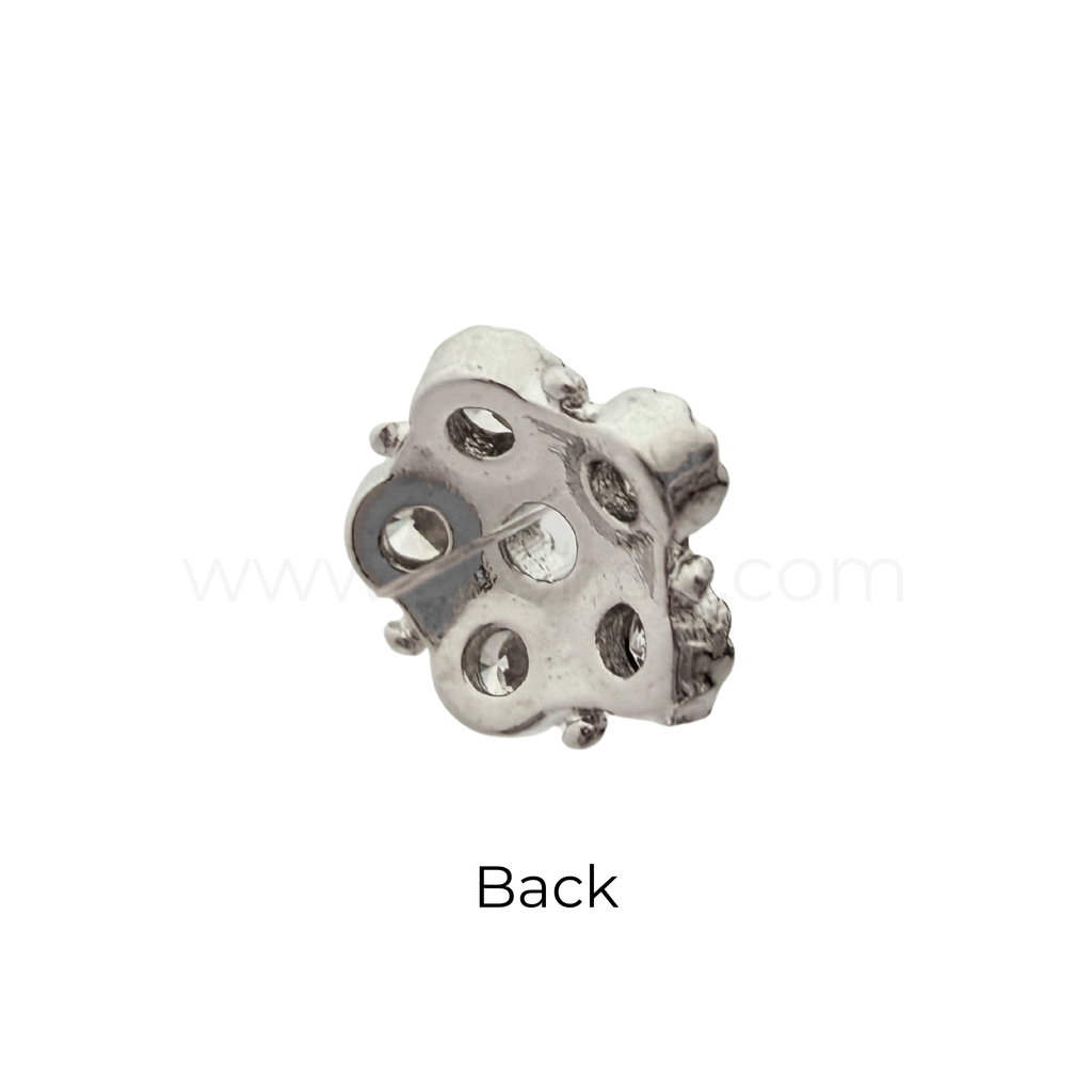 Flower Cap with Zircon 5mm