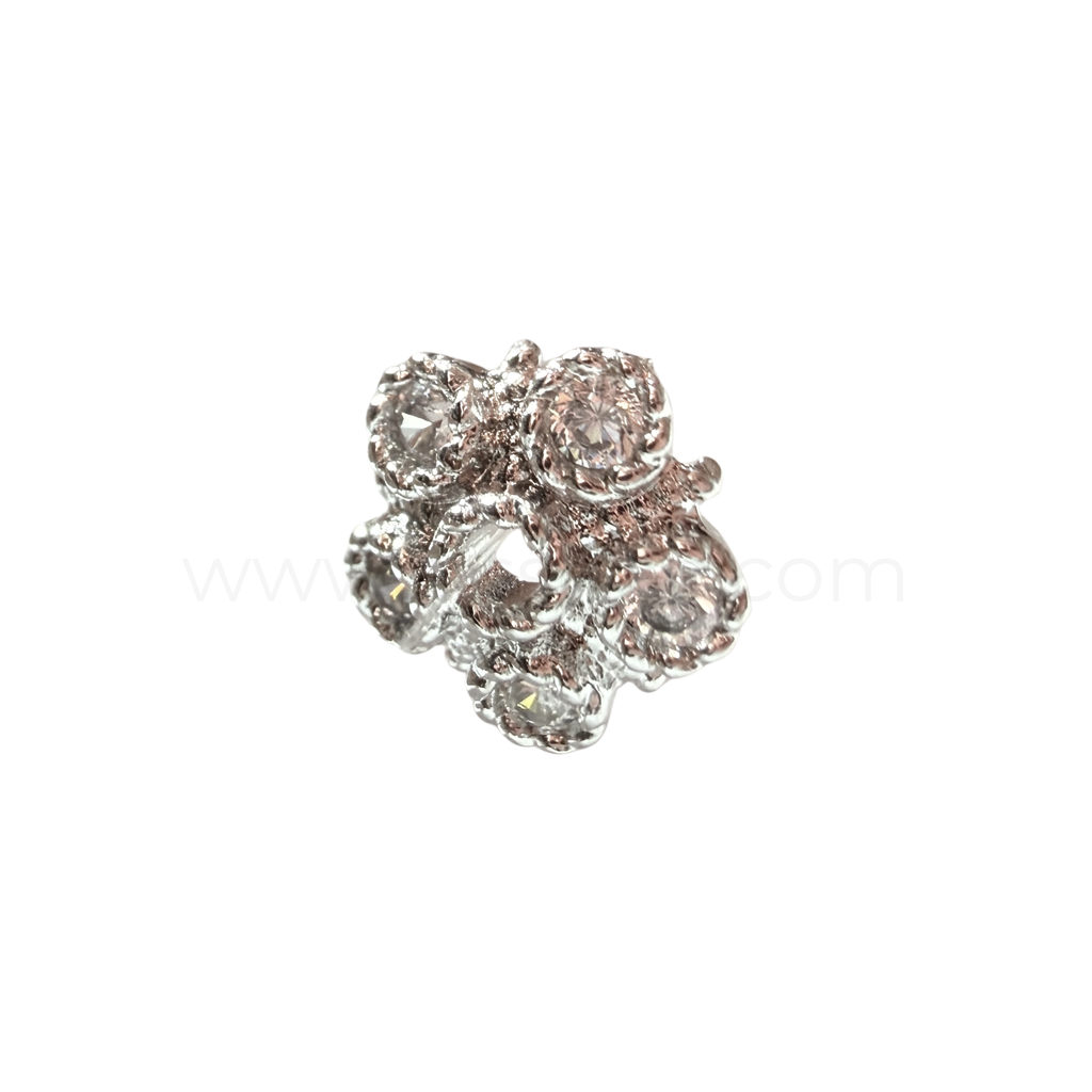 Flower Cap with Zircon 5mm