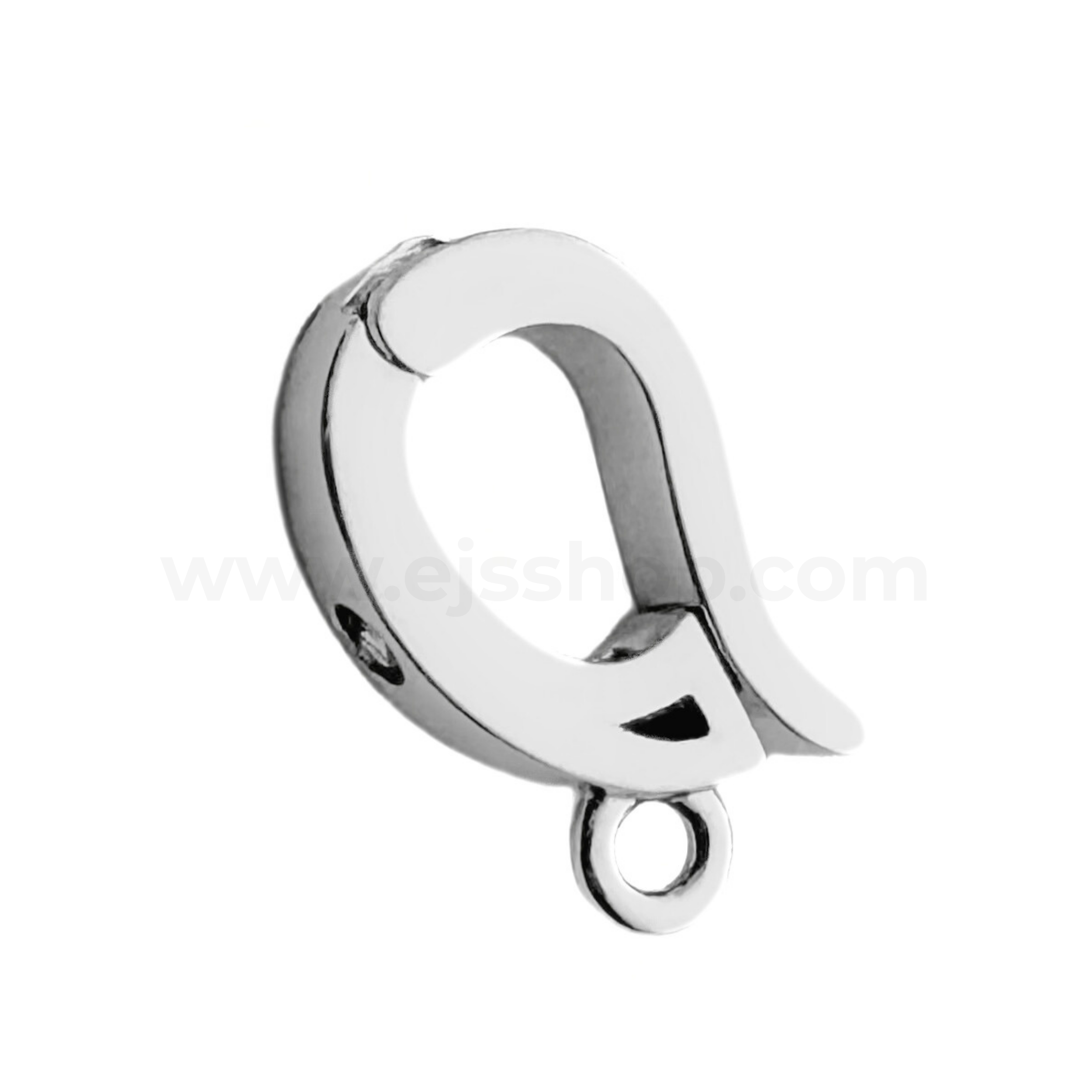 Single Diamante Enhancer Closed Ring 7.5x12mm