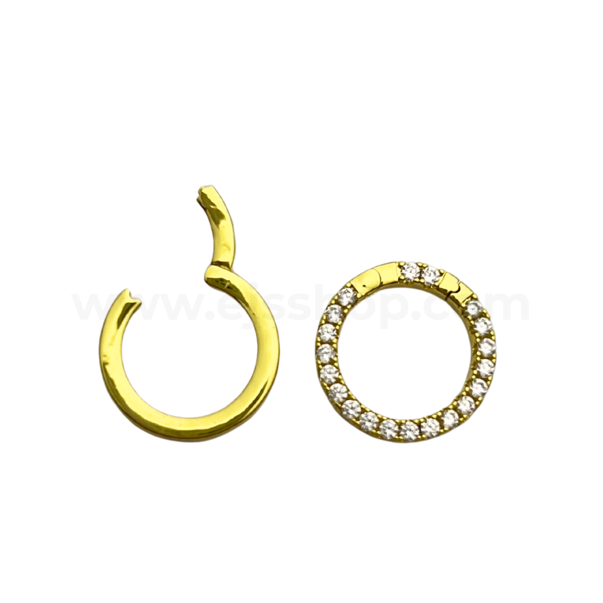 Single Side Bling Push Clip Enhancer 19mm