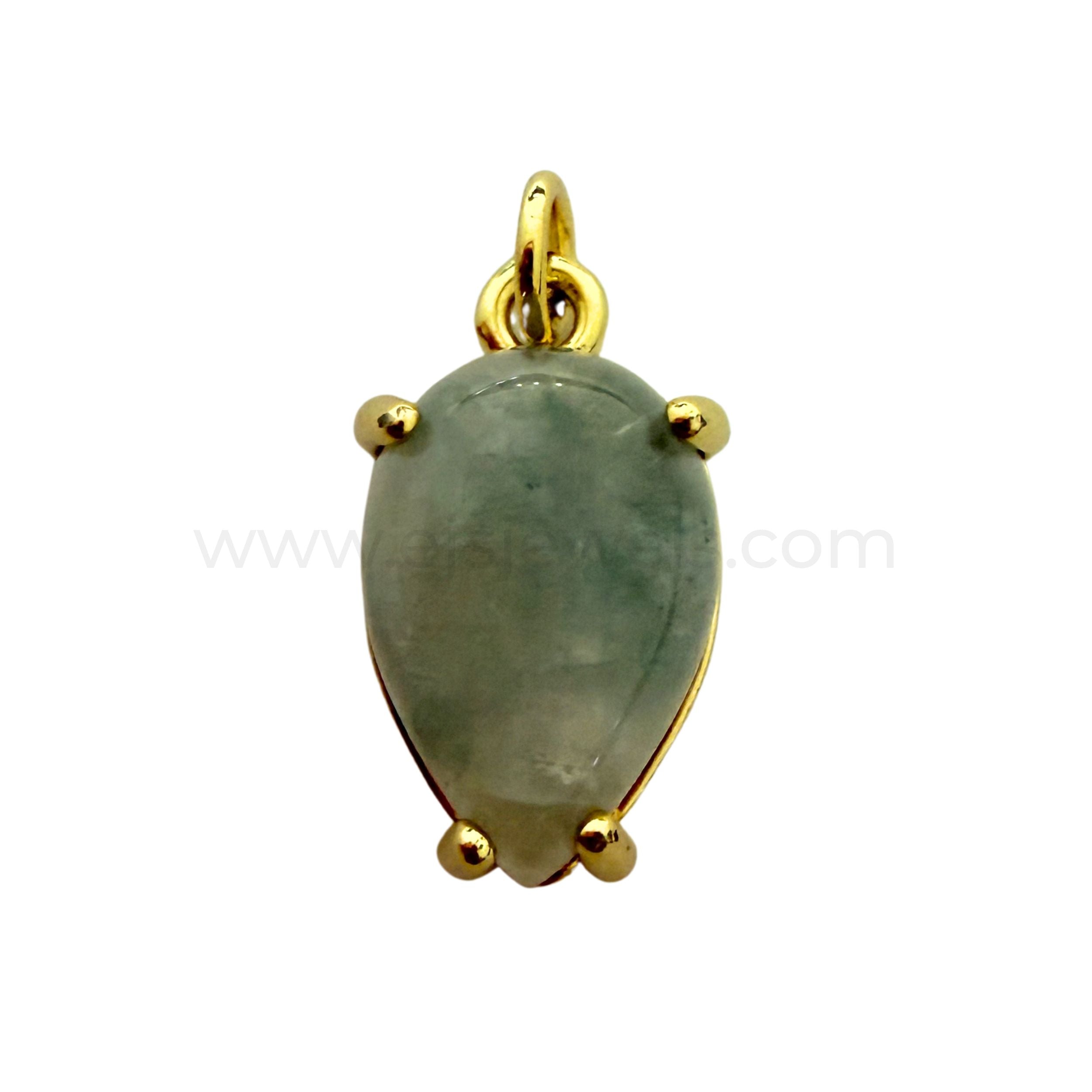 Sora Crystal Pendants Labadrorite Minimalist Inverted Pear Shape