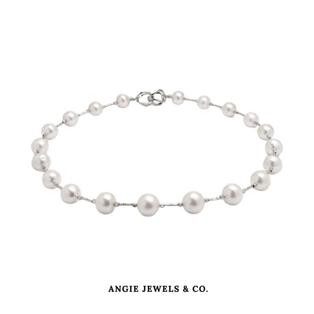 South Sea Pearl with Sterling Silver Clasp Necklace