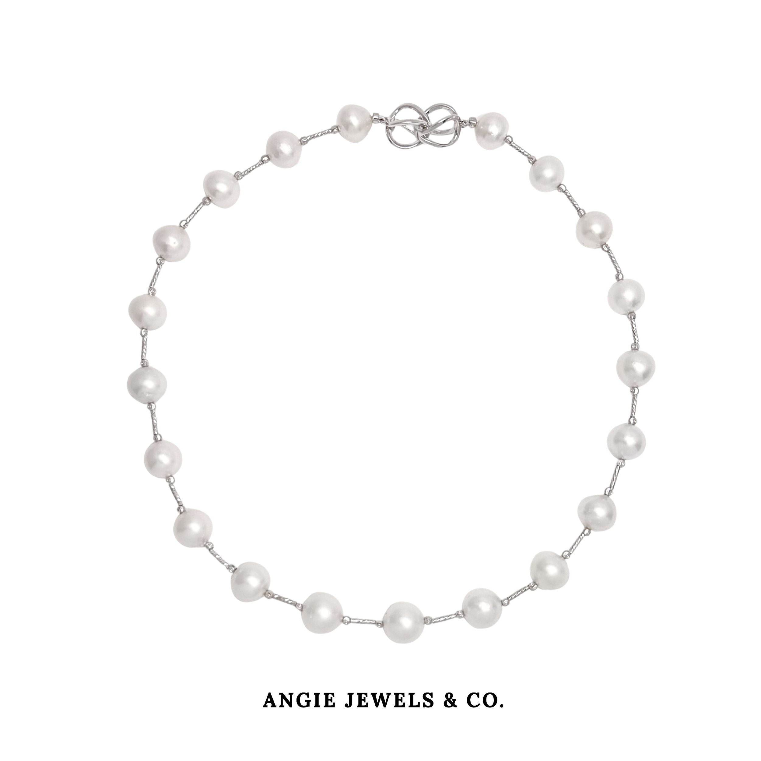 South Sea Pearl with Sterling Silver Clasp Necklace