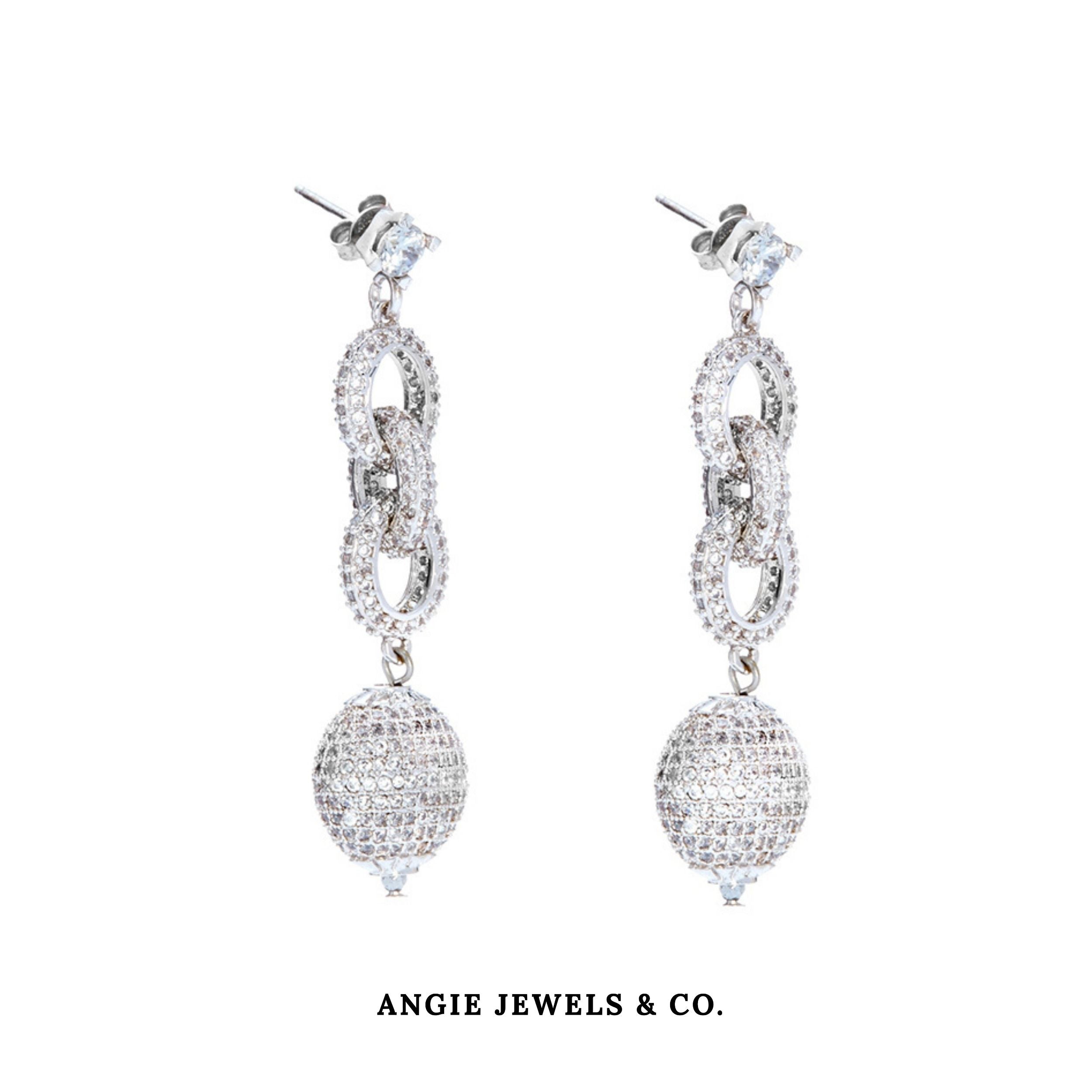 Sparkling Stud Earrings