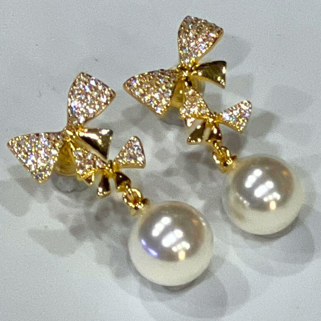 Stacey Dua Ribbon Earrings