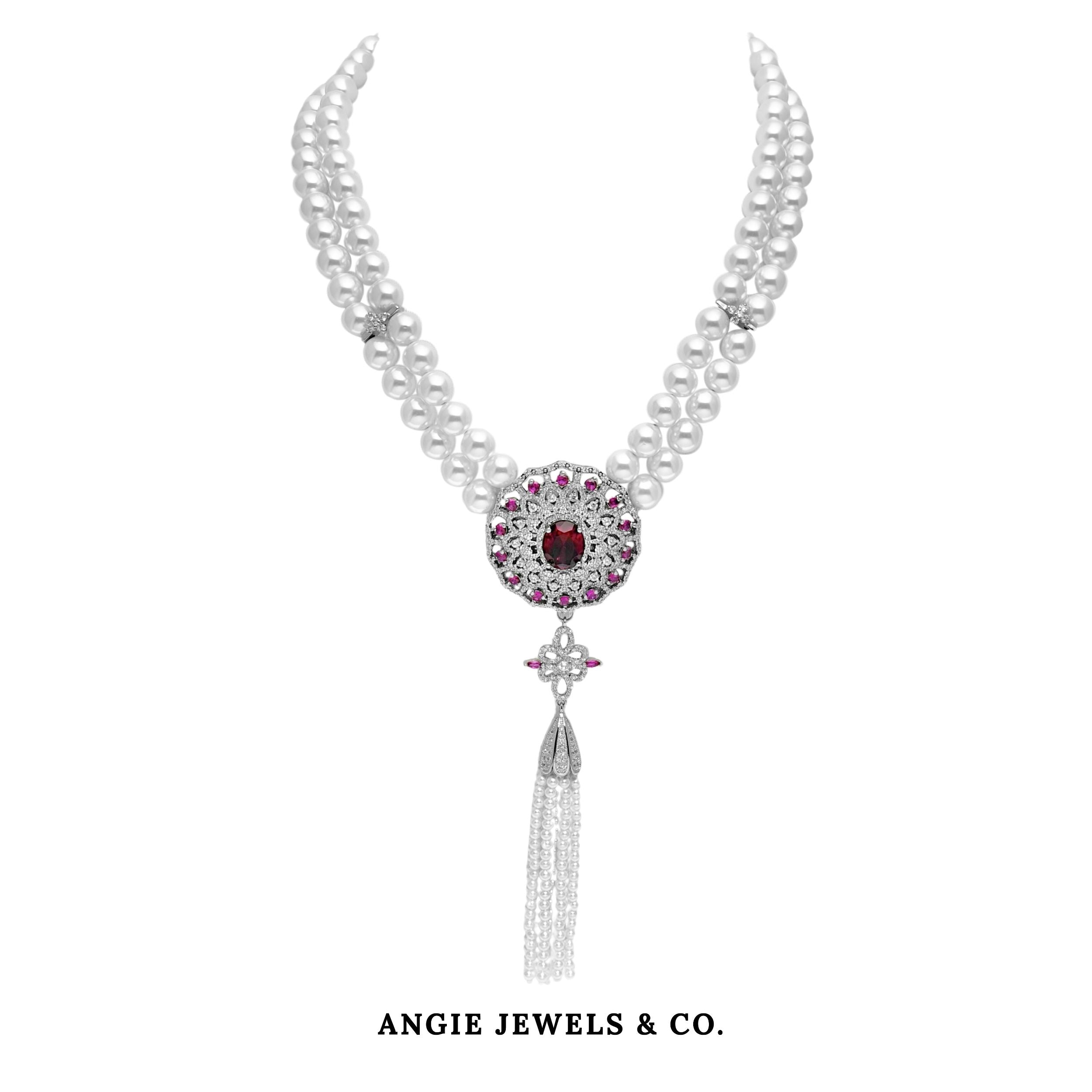 Sunflower Red Neclace