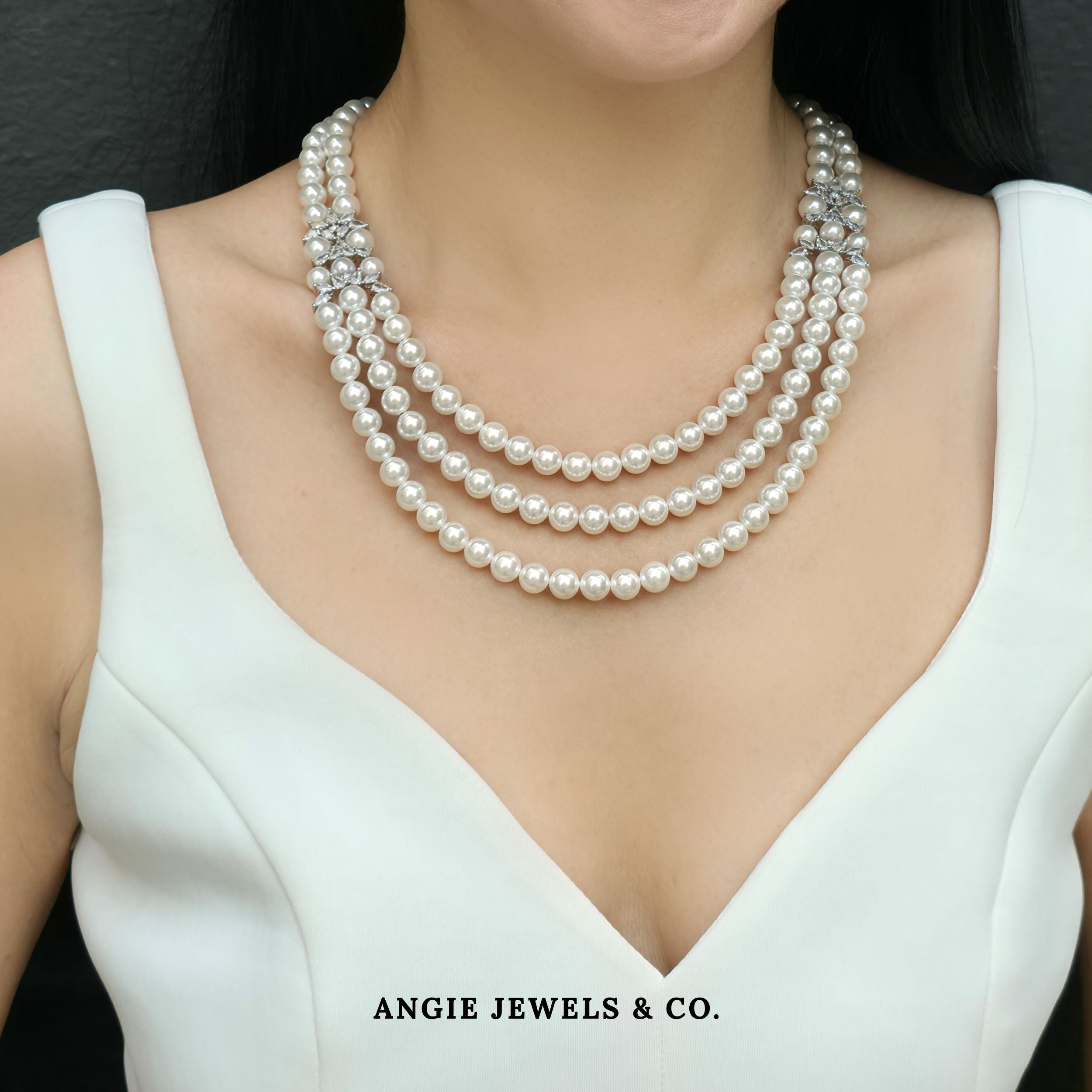 Swan Shell Pearl Necklace