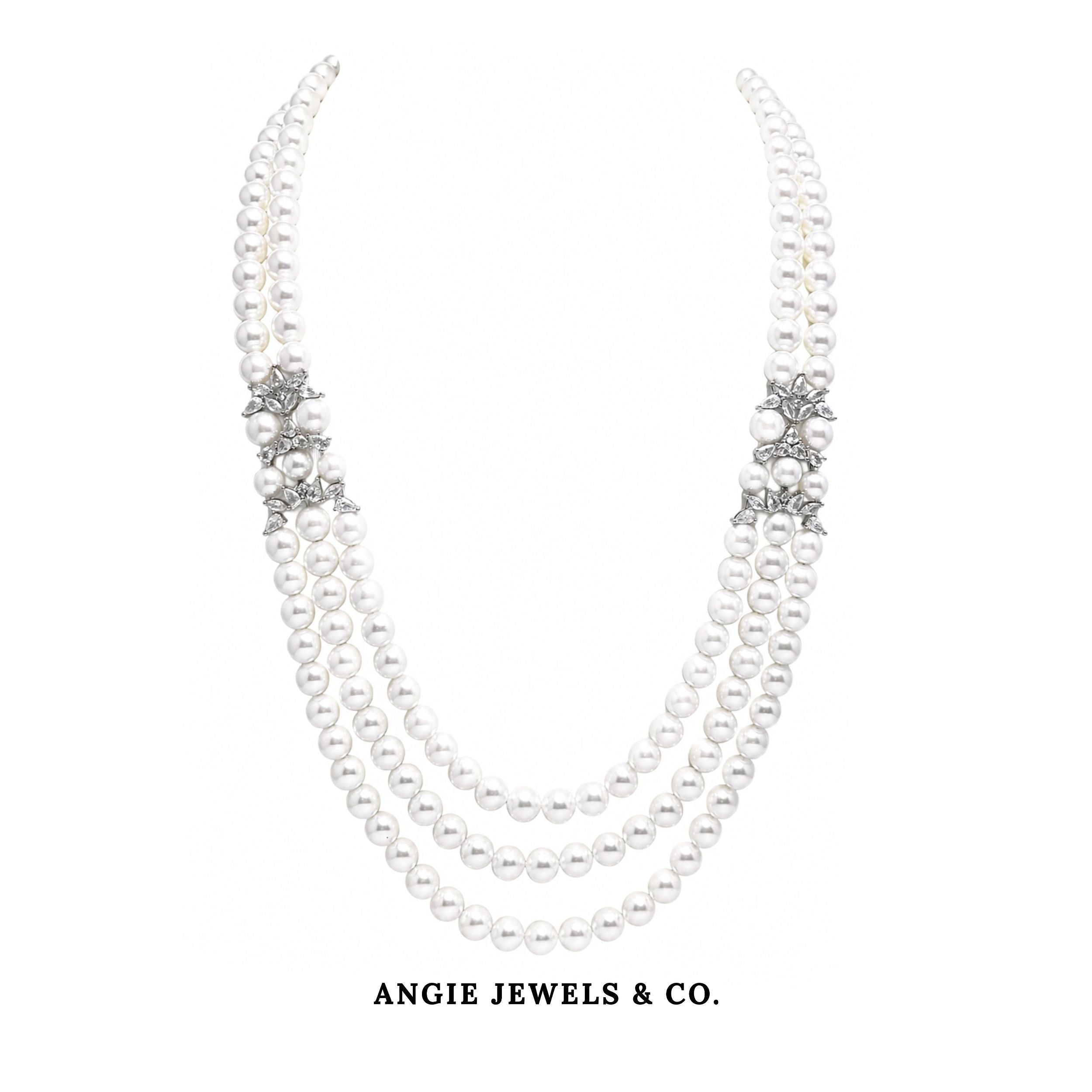 Swan Shell Peaarl Necklace