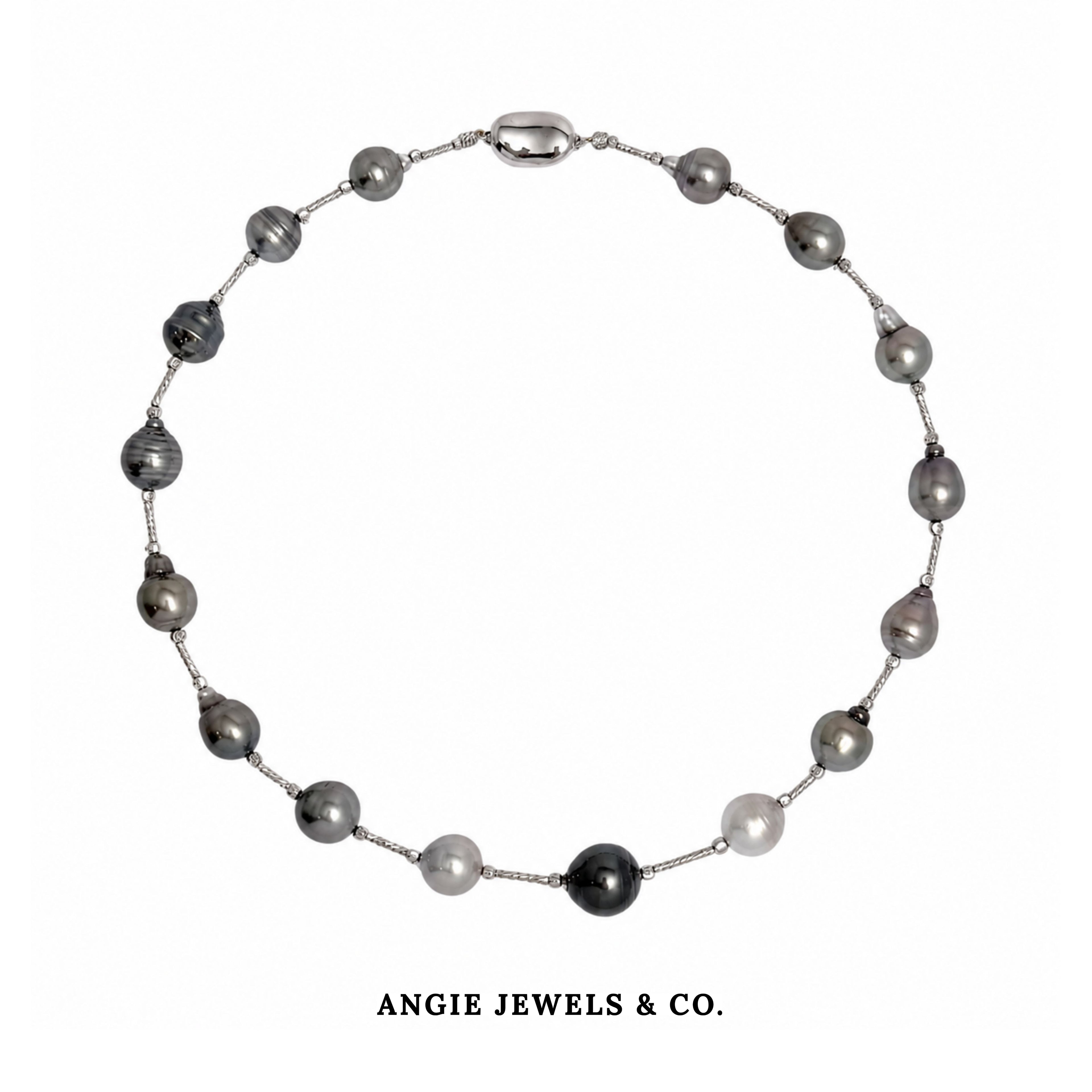Tahitian Pearl with Sterling Silver Clasp