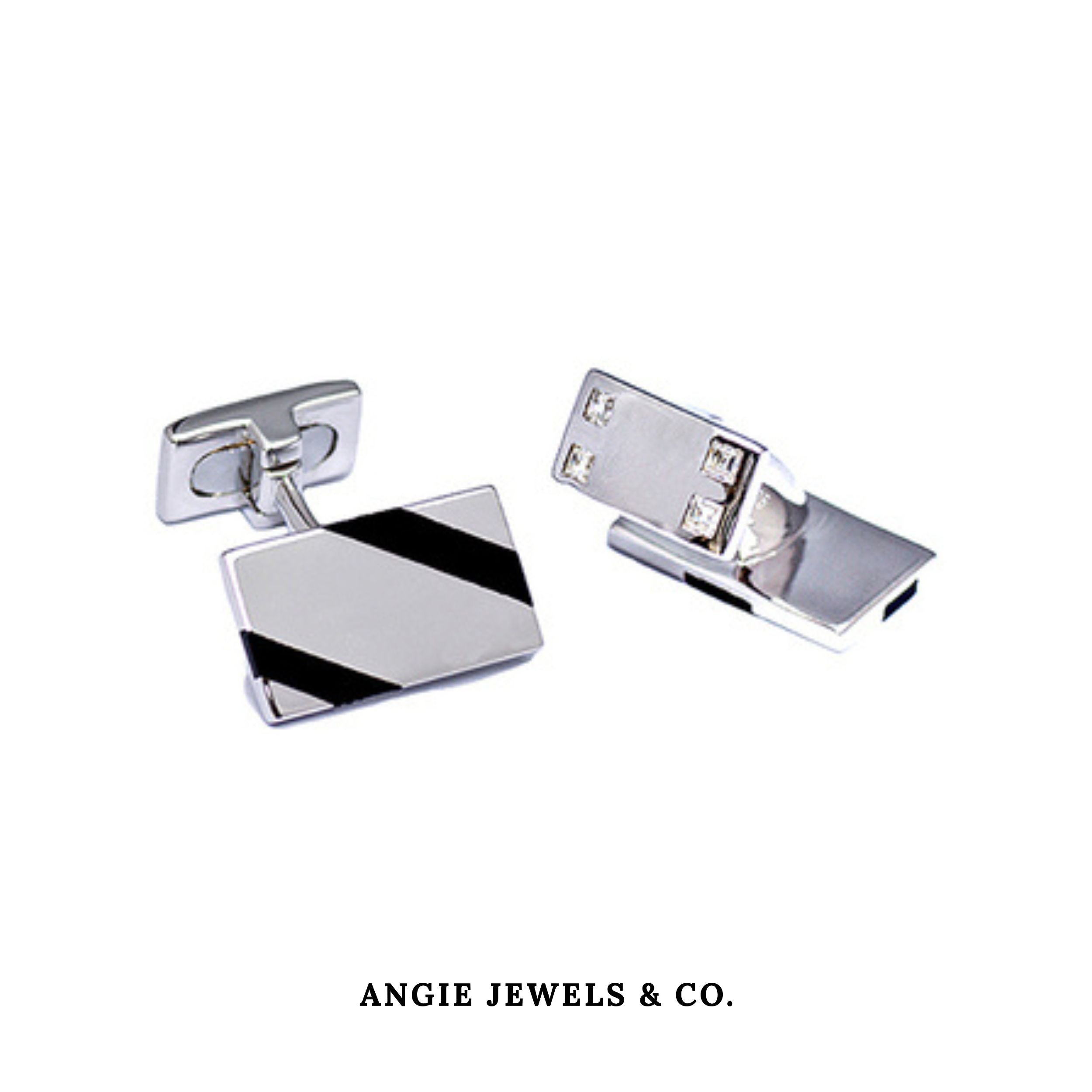 The Costa Sterling Silver Cufflinks