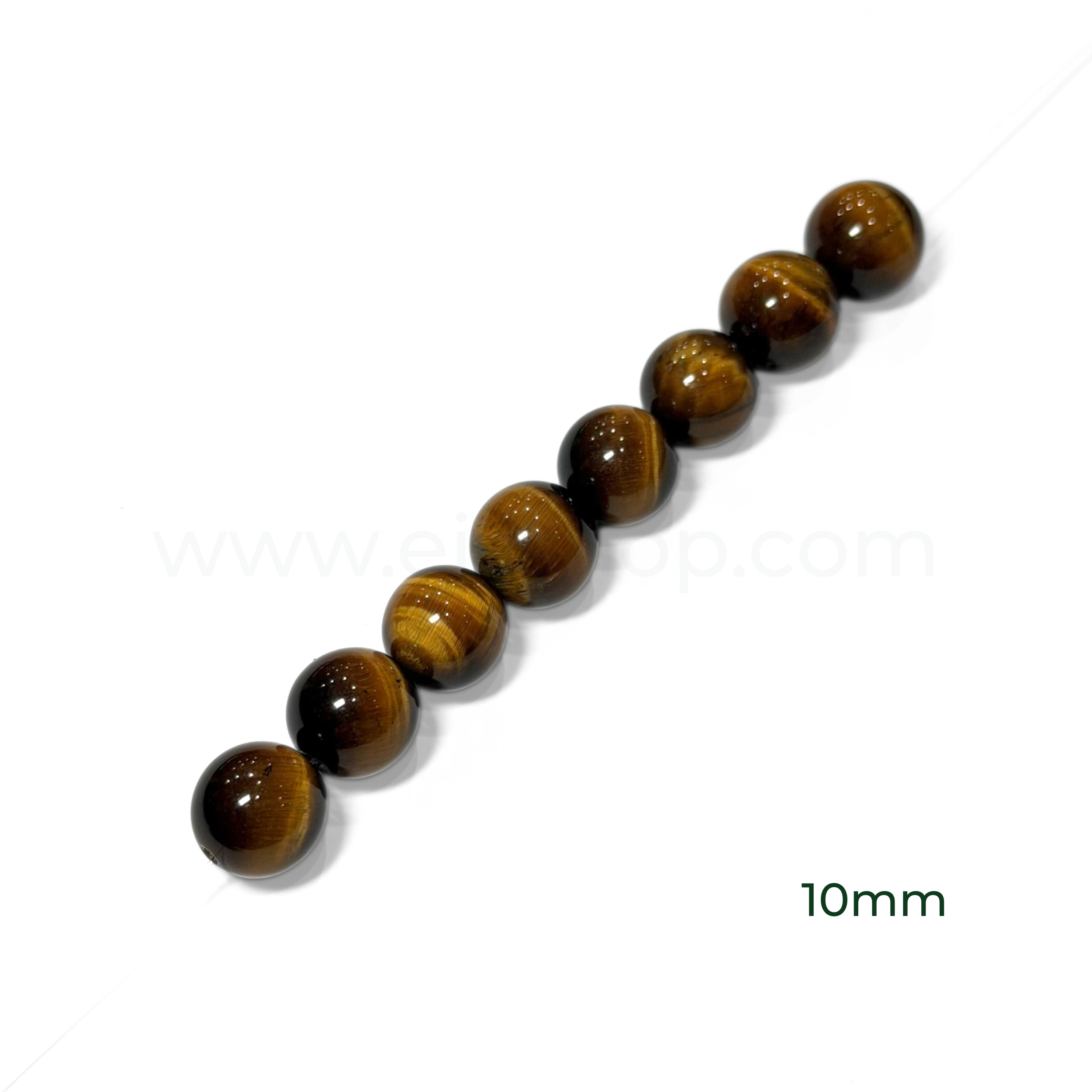 Round Tiger Eyes 6mm, 8mm, 10mm