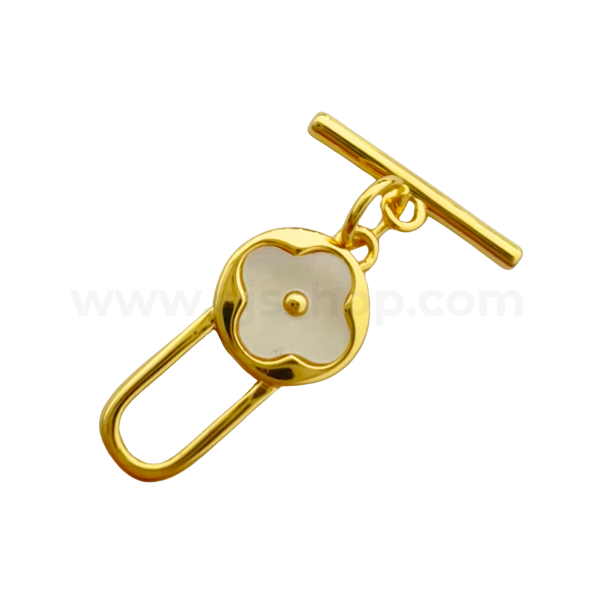 Toggle Shell Clover Gold