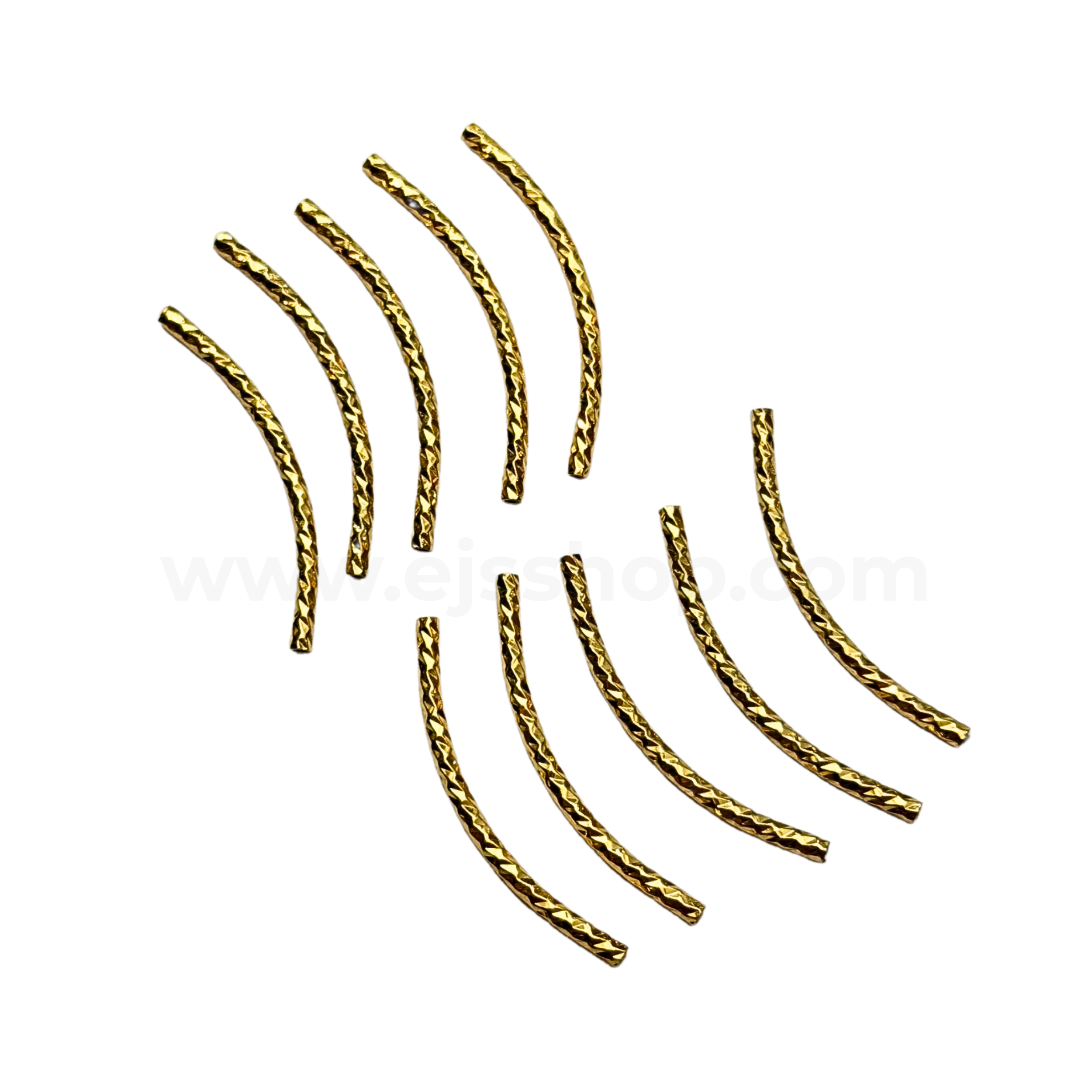 C Curve Tube Spacer Gold 20mm