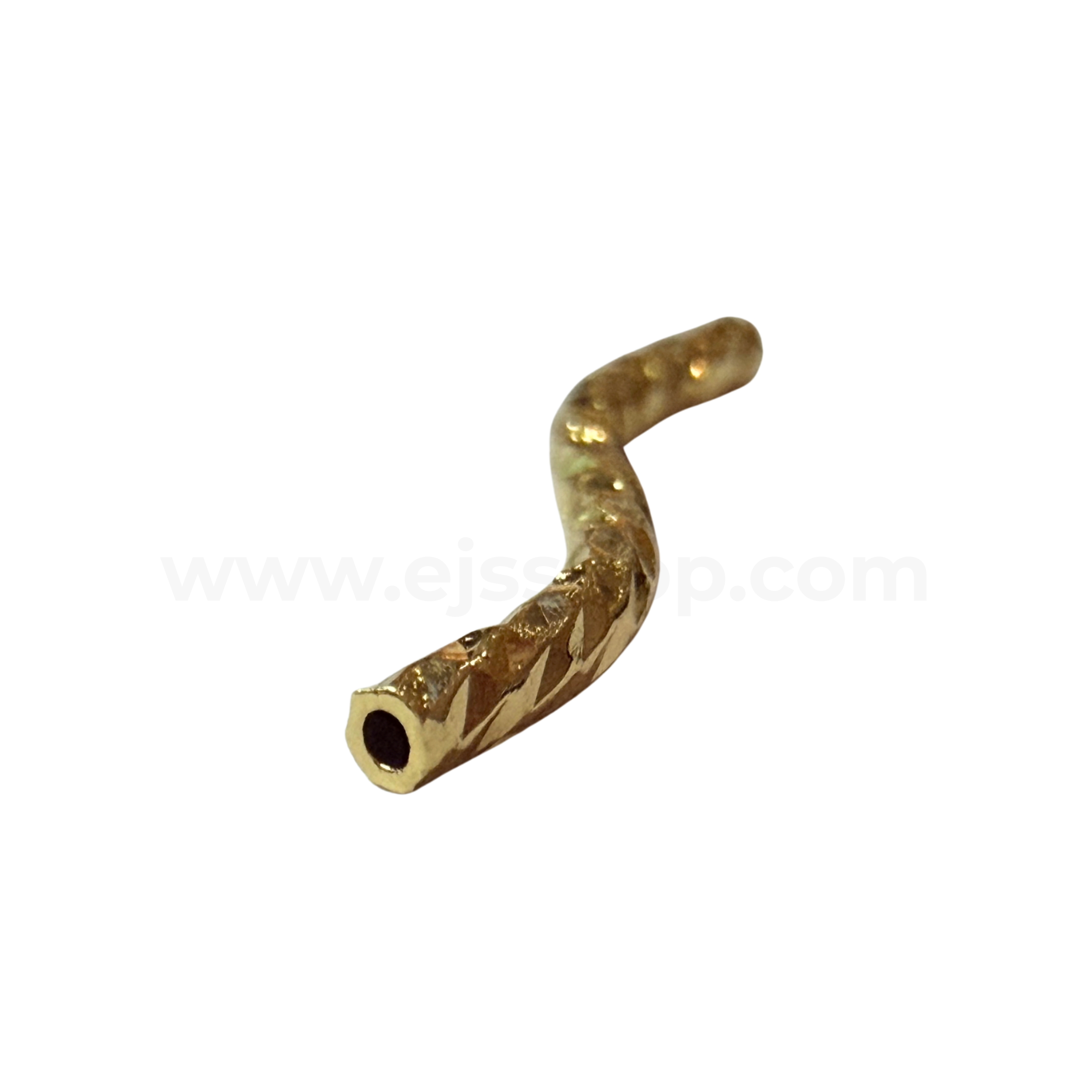 S Curve Tube Spacer Gold 20mm