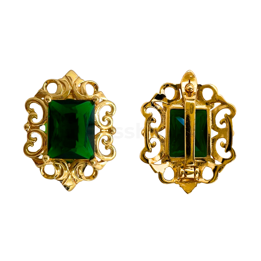 Vintage With Green Zirconia Enhancer