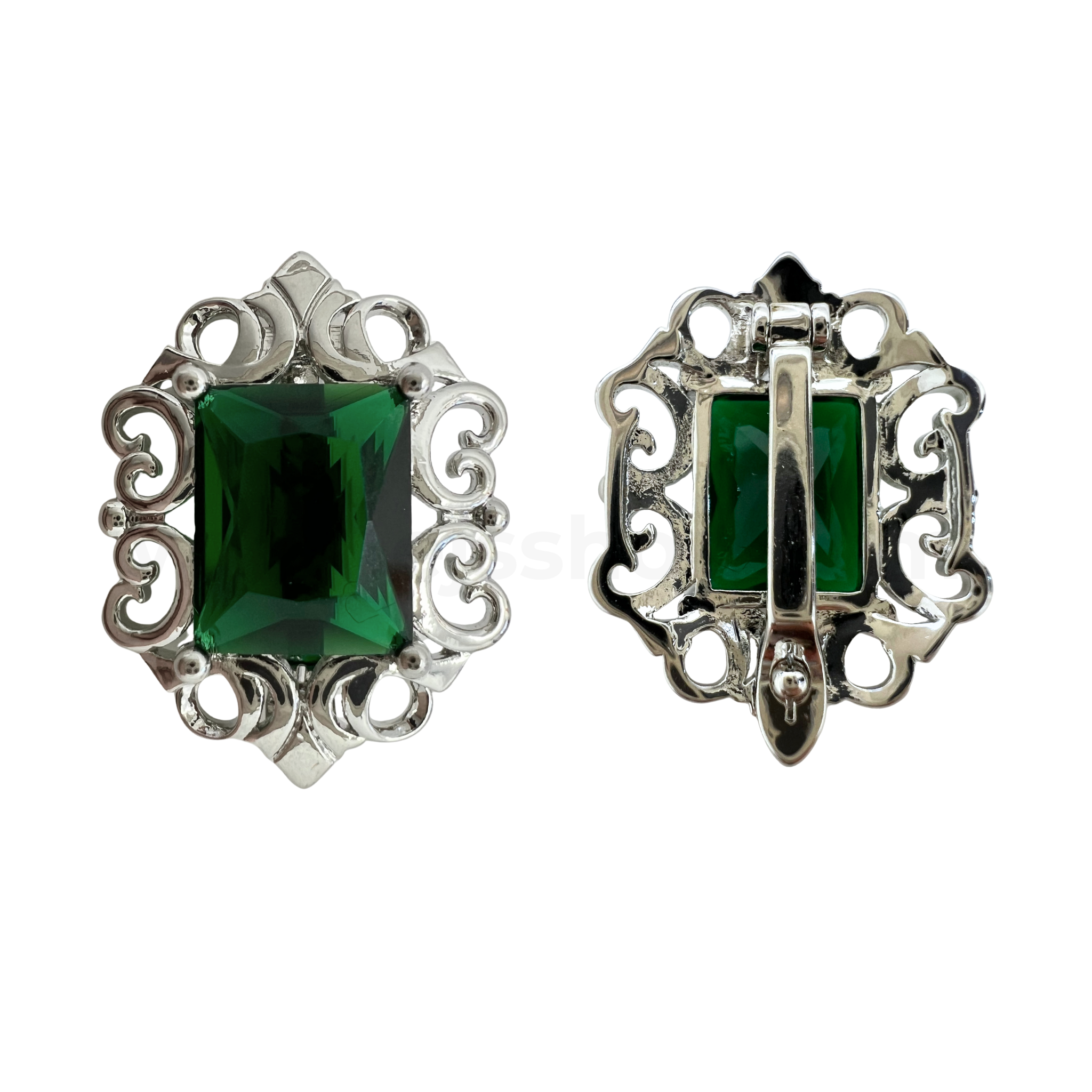 Vintage With Green Zirconia Enhancer
