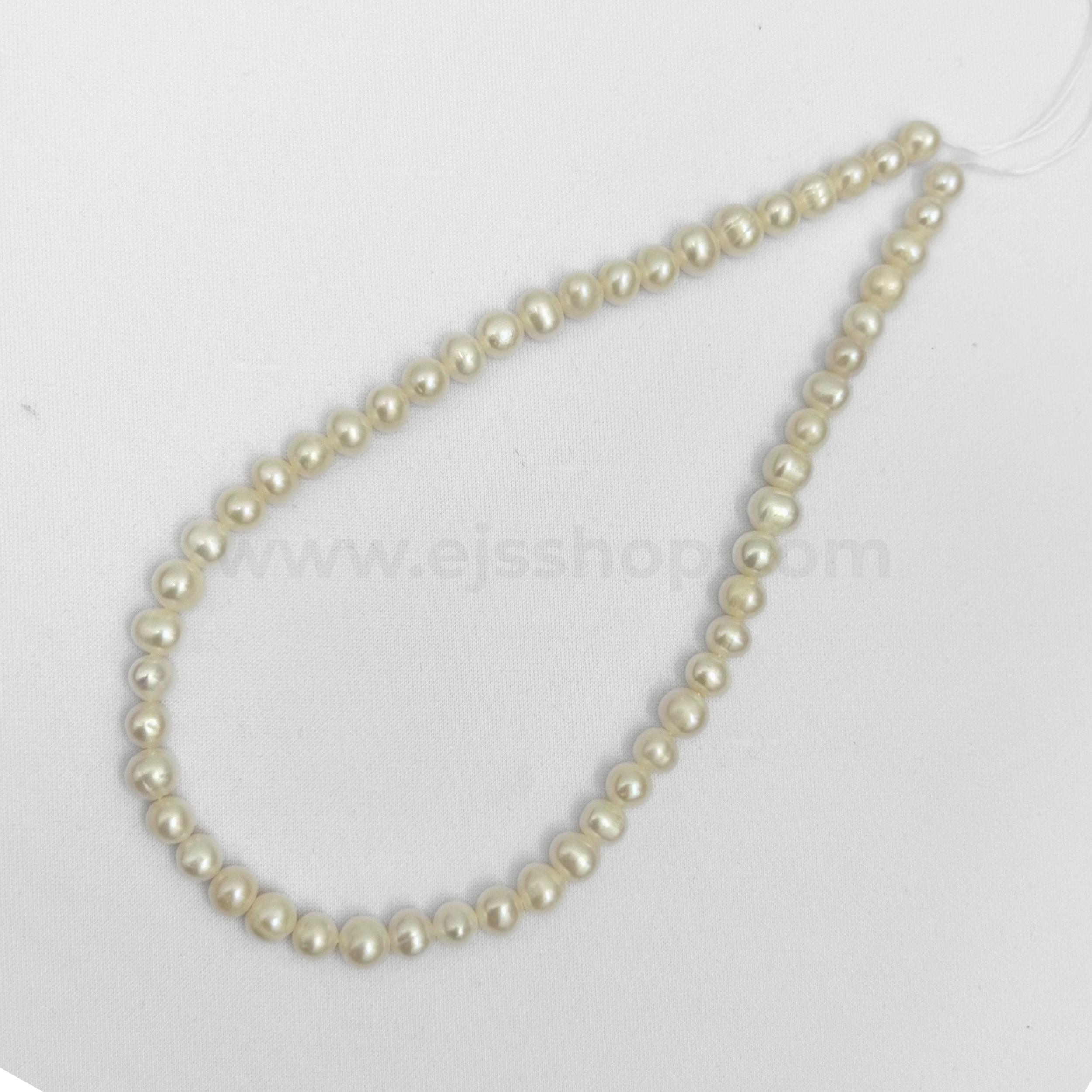 White Round 7mm - 8mm Grade A Freshwater Pearls - 280