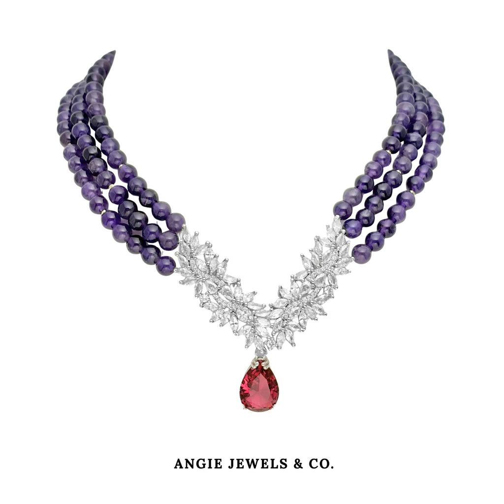 Wonder Woman Amethyst Necklace