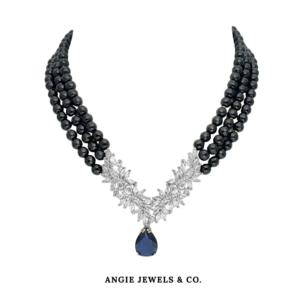 Wonder Woman Black Agate Necklace