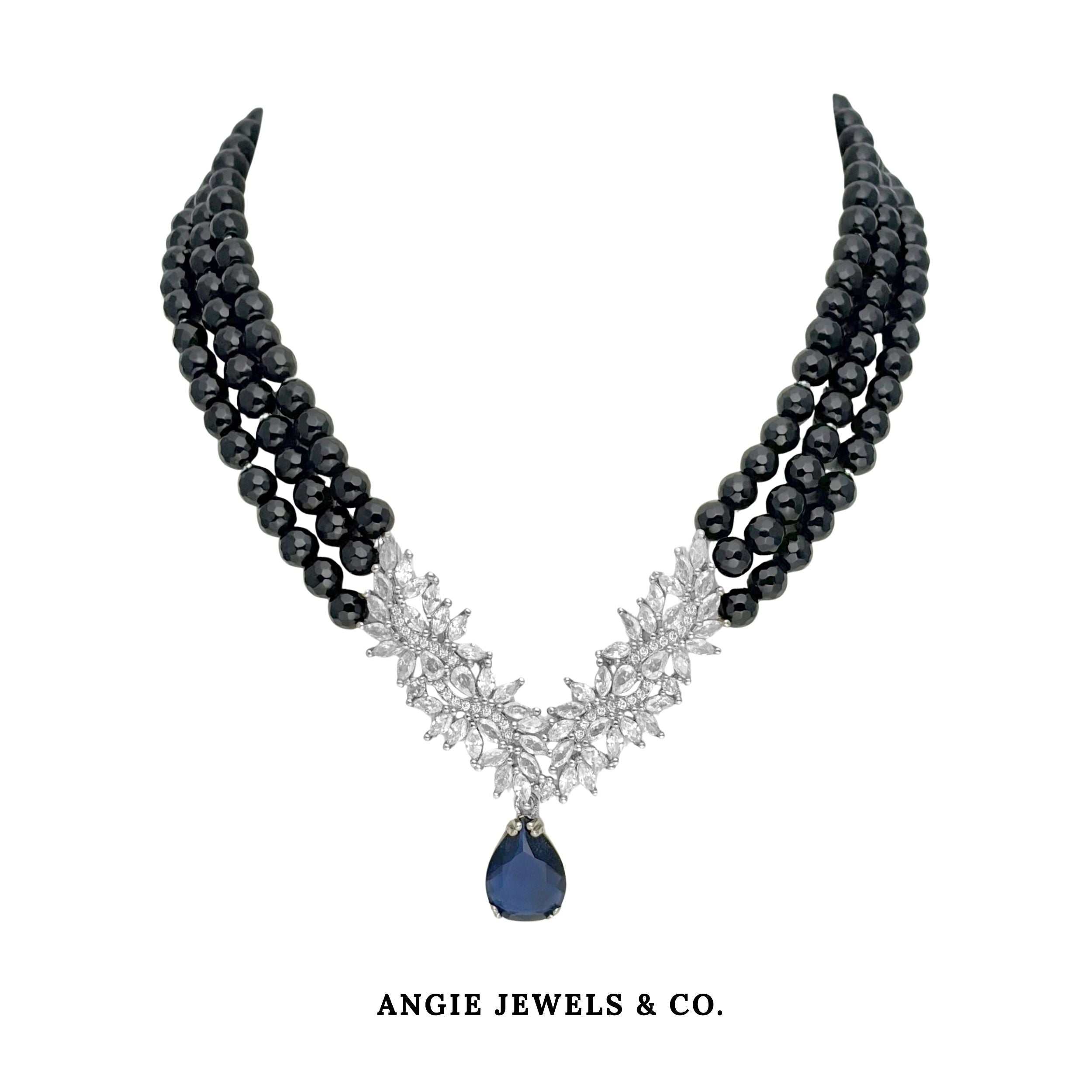 Wonder Woman Black Agate Necklace