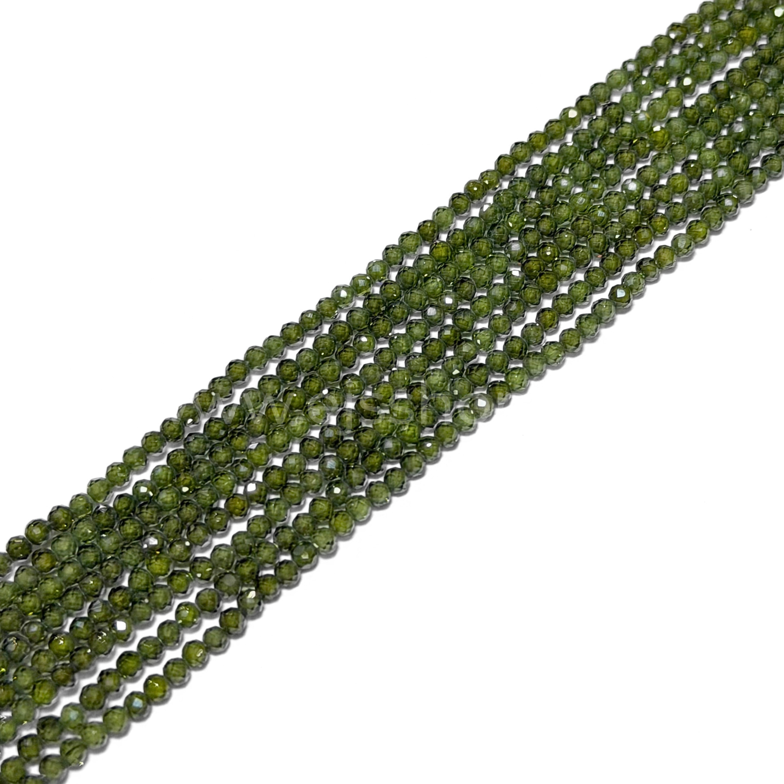 Zircon Olive Green 2mm