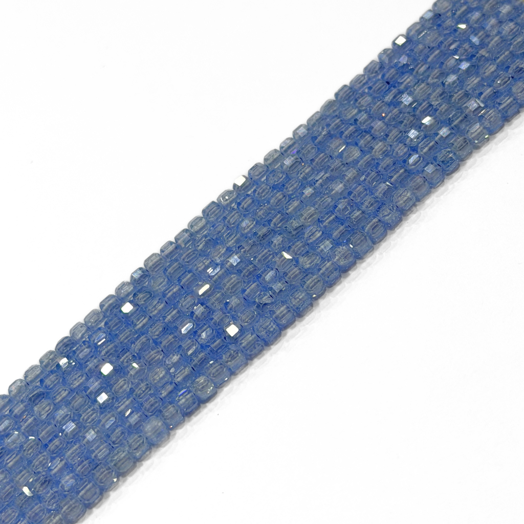 Zircon Cube Pastel Blue 3mmx3mm