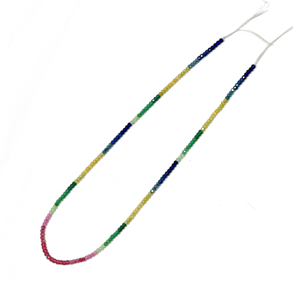 Zircon Rainbow Sapphire Multi-coloured 4mm