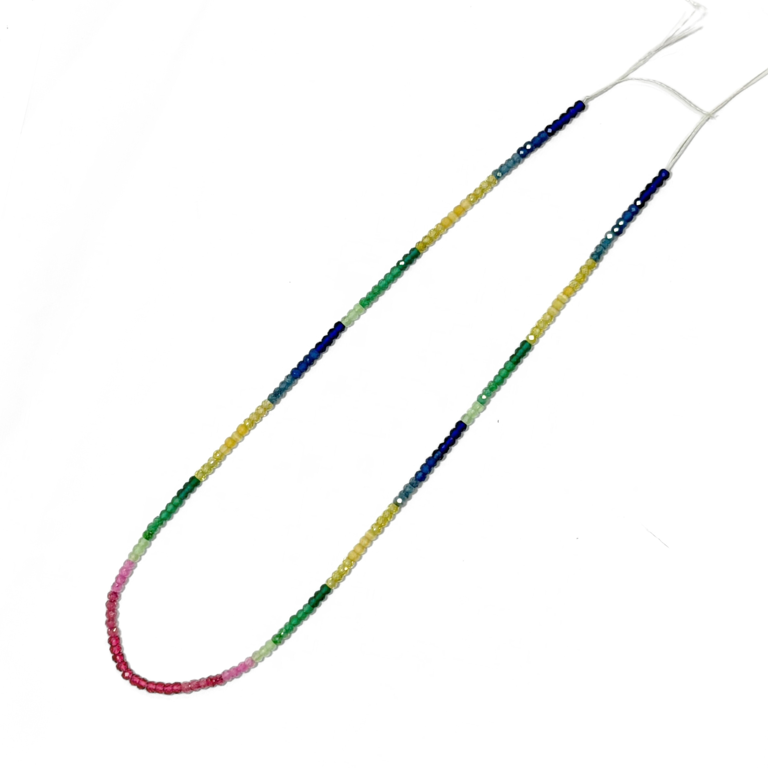 Zircon Rainbow Sapphire Multi-coloured 4mm