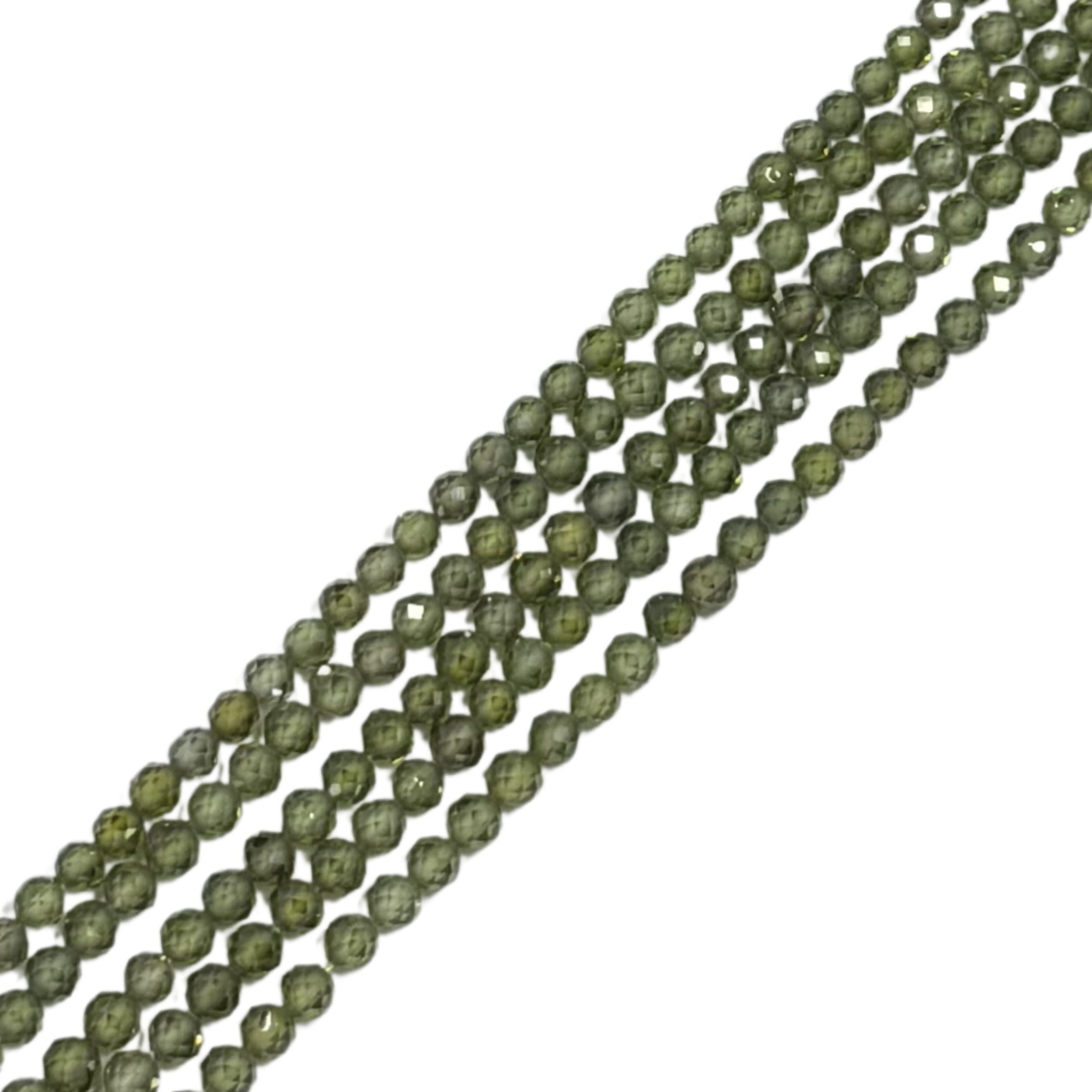 Zircon Olive Green 4mm