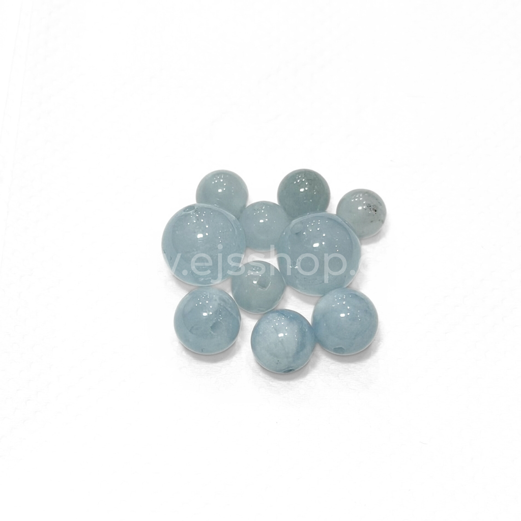 Round Aquamarine 8mm, 10mm