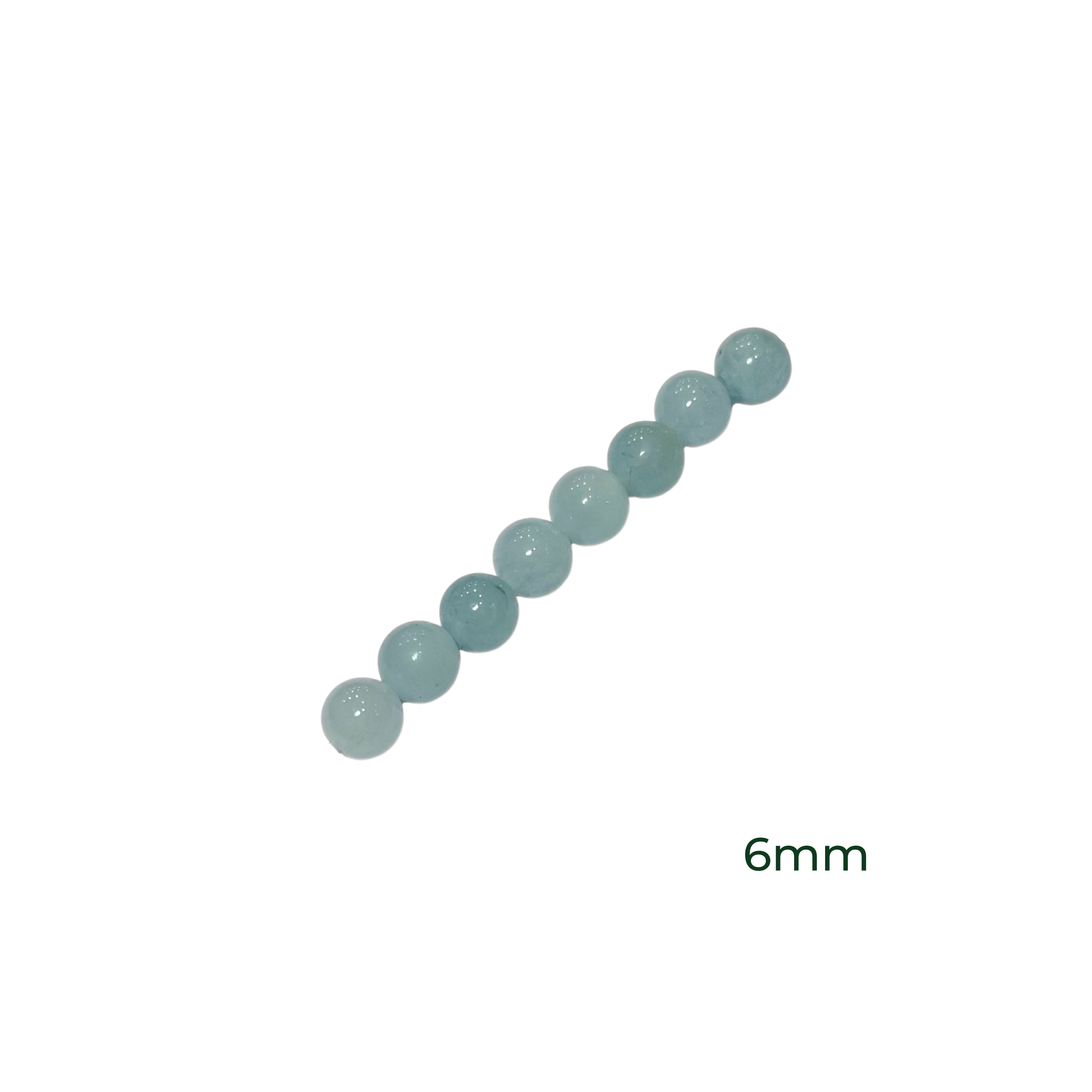Round Aquamarine 8mm, 10mm
