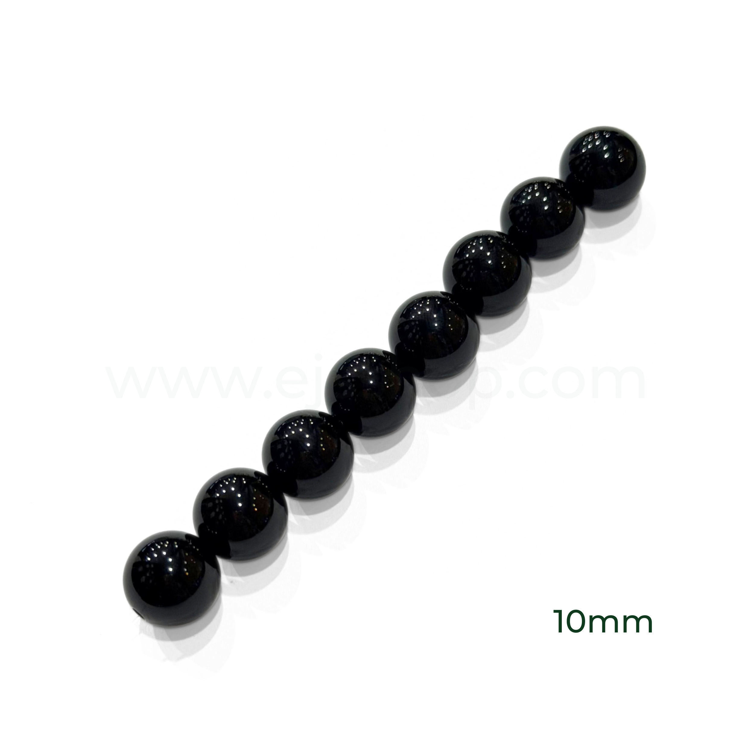 Round Black Agate 6mm, 8mm, 10mm