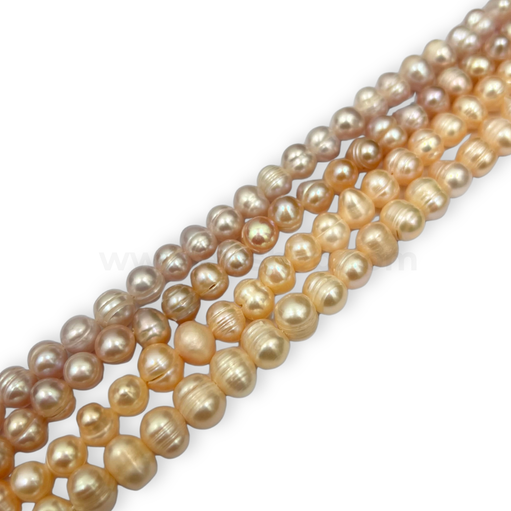 Pastel  5-6mm Single Colour Freshwater Pearls