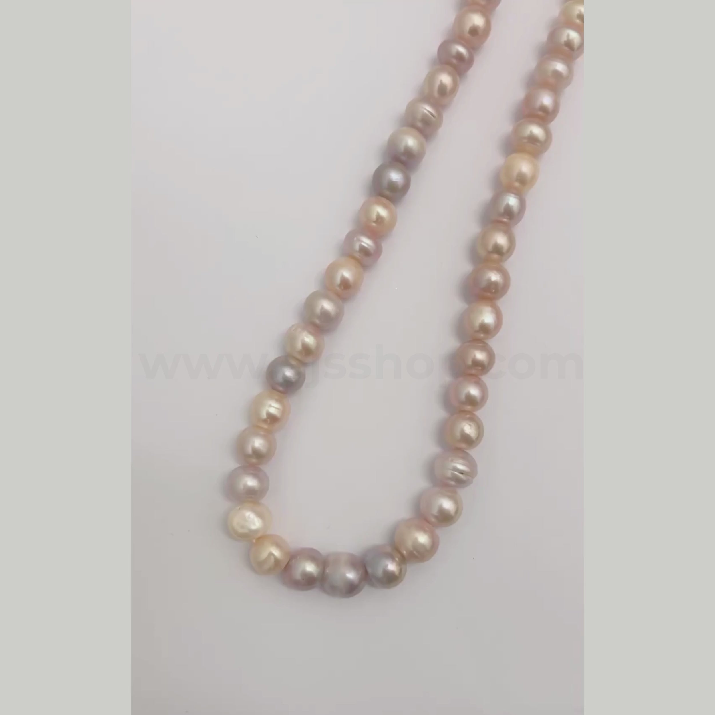 Pastel 11mm-12mm Multi-colour Potato Freshwater Pearls