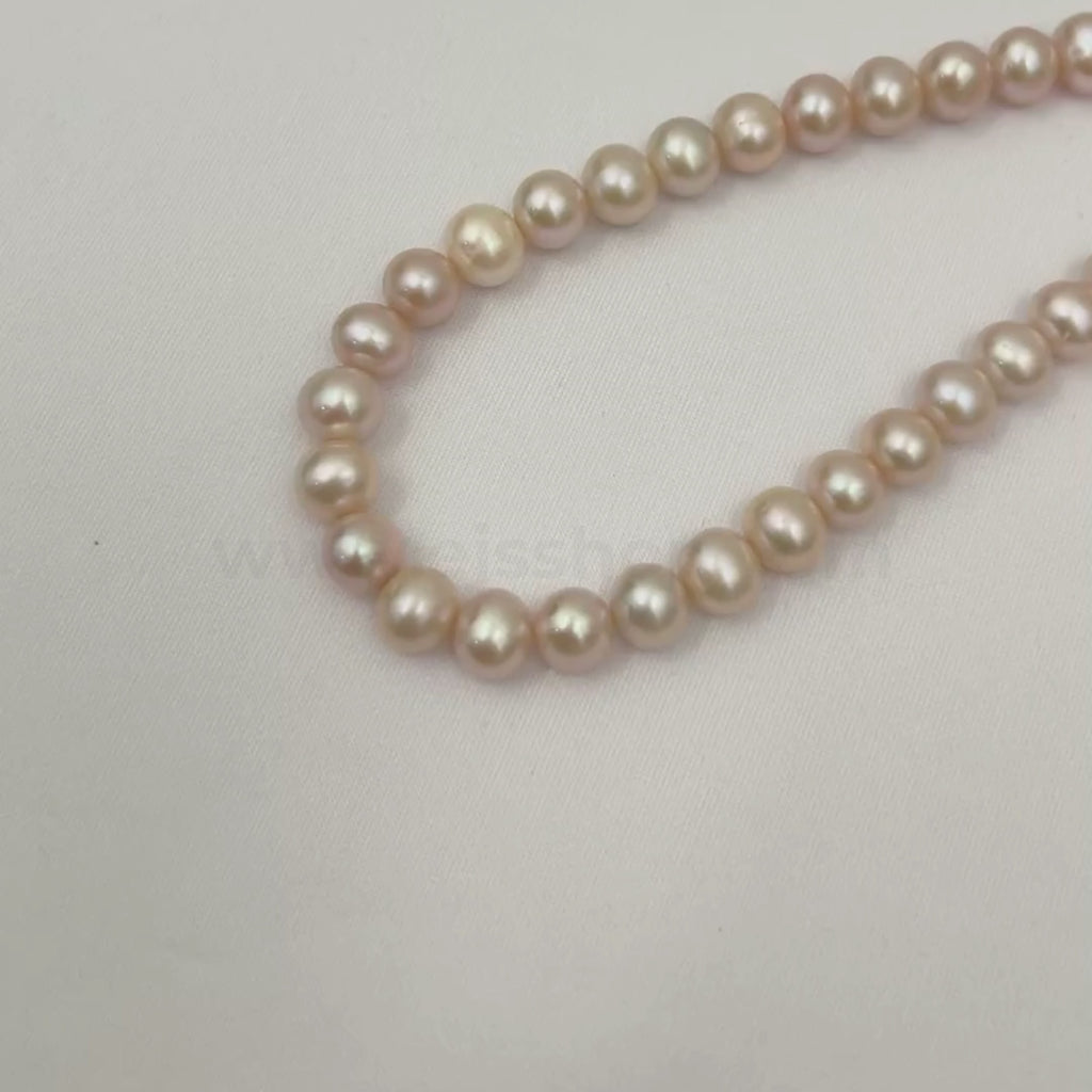 Pastel 9mm - 10mm Grade AA Freshwater Pearls