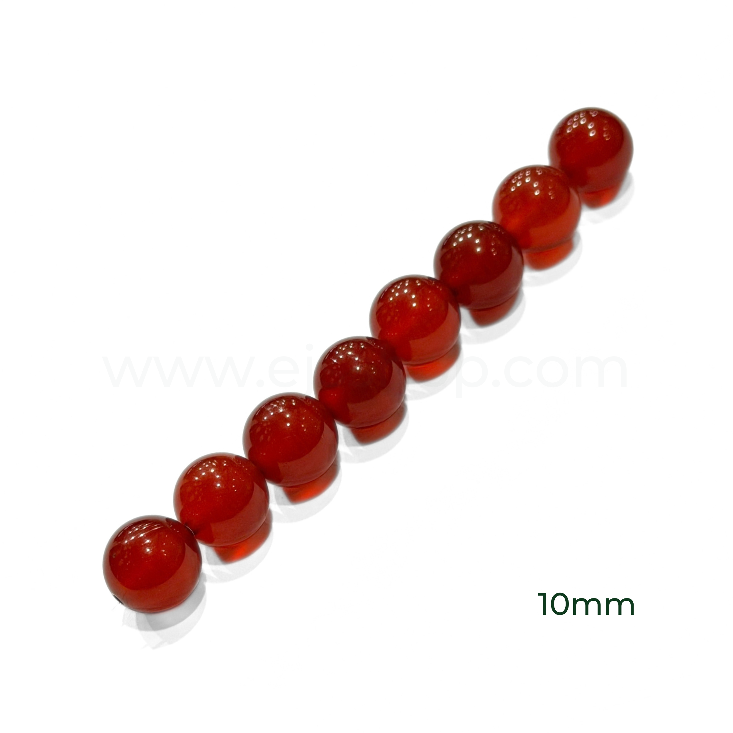 Round Red Agate 6mm, 8mm, 10mm
