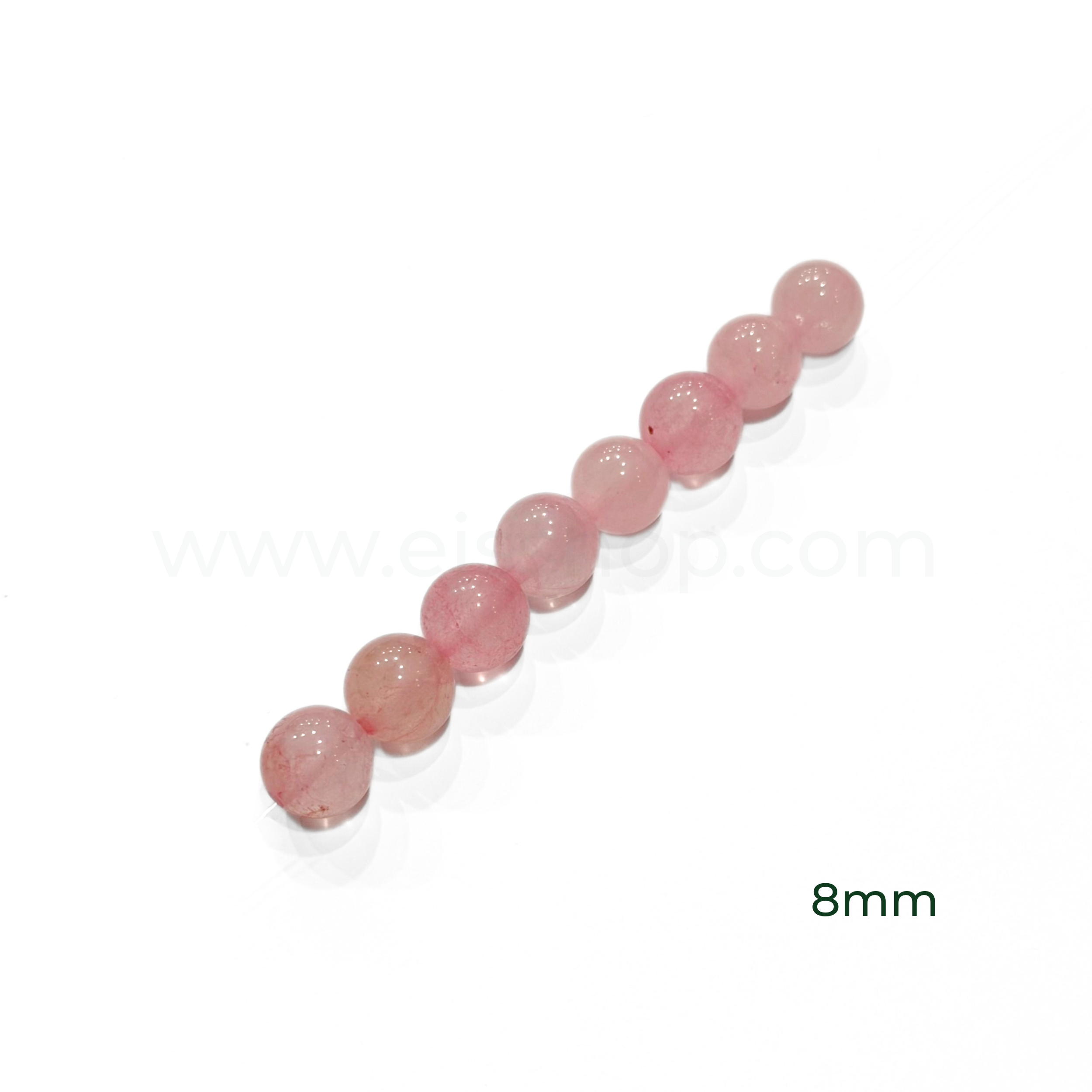 Round Rose Quartz 6mm, 8mm, 10mm